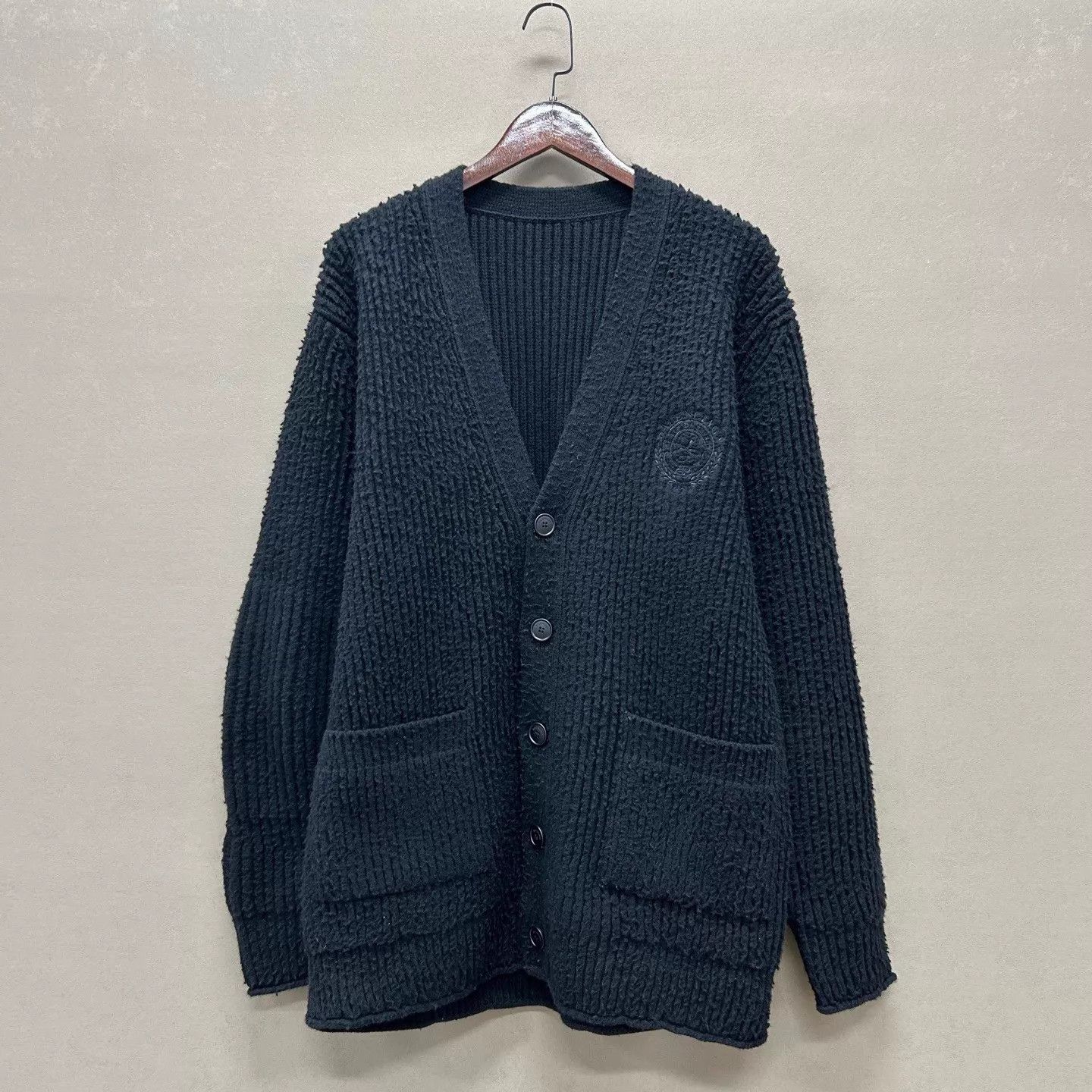 Balenciaga Balenciaga Matrix Wheat Scissors Embroidered Cardigan 2 Size US M / EU 48-50 / 2 - 1 Thumbnail