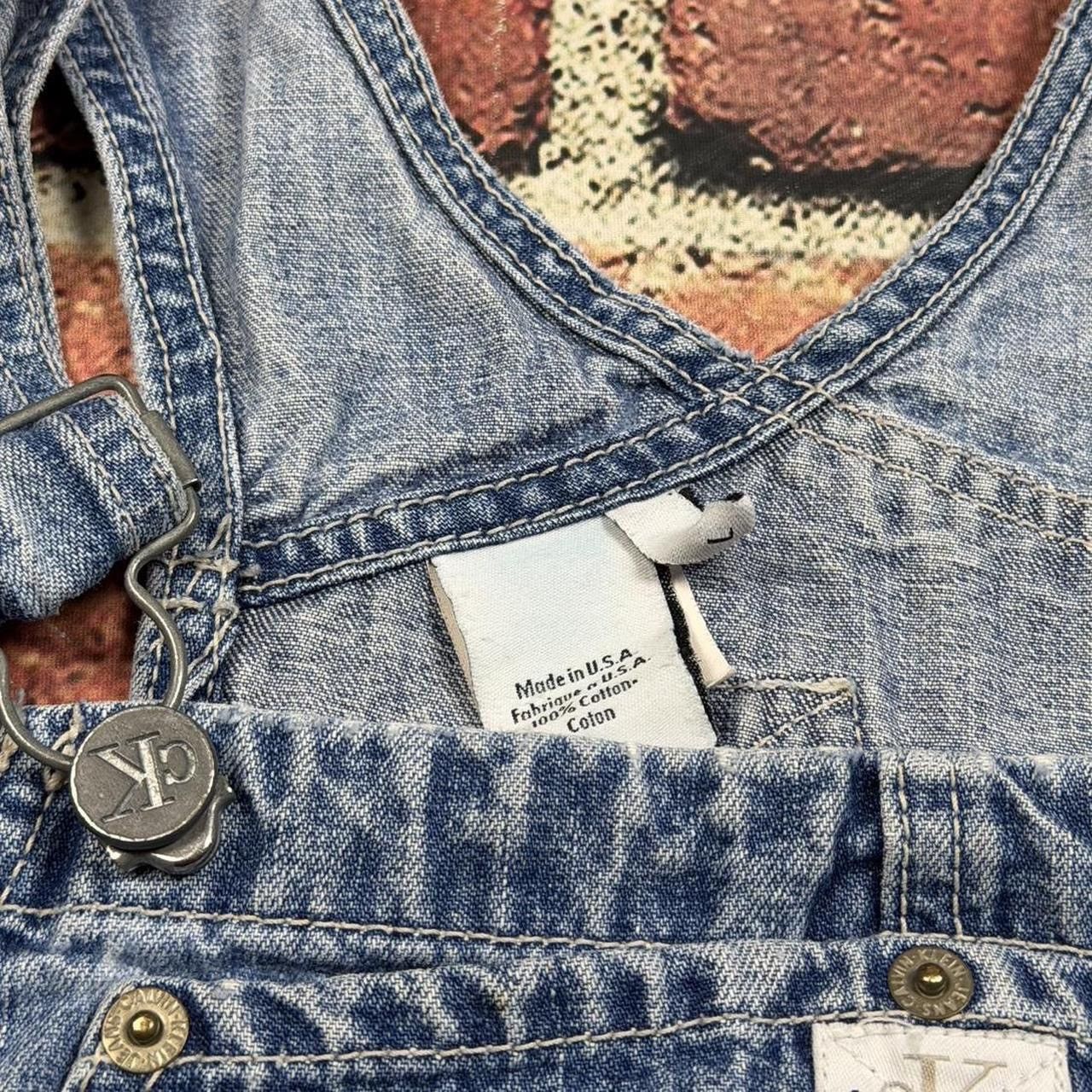 Vintage Calvin Klein Jeans Denim Shortalls Overalls 90s