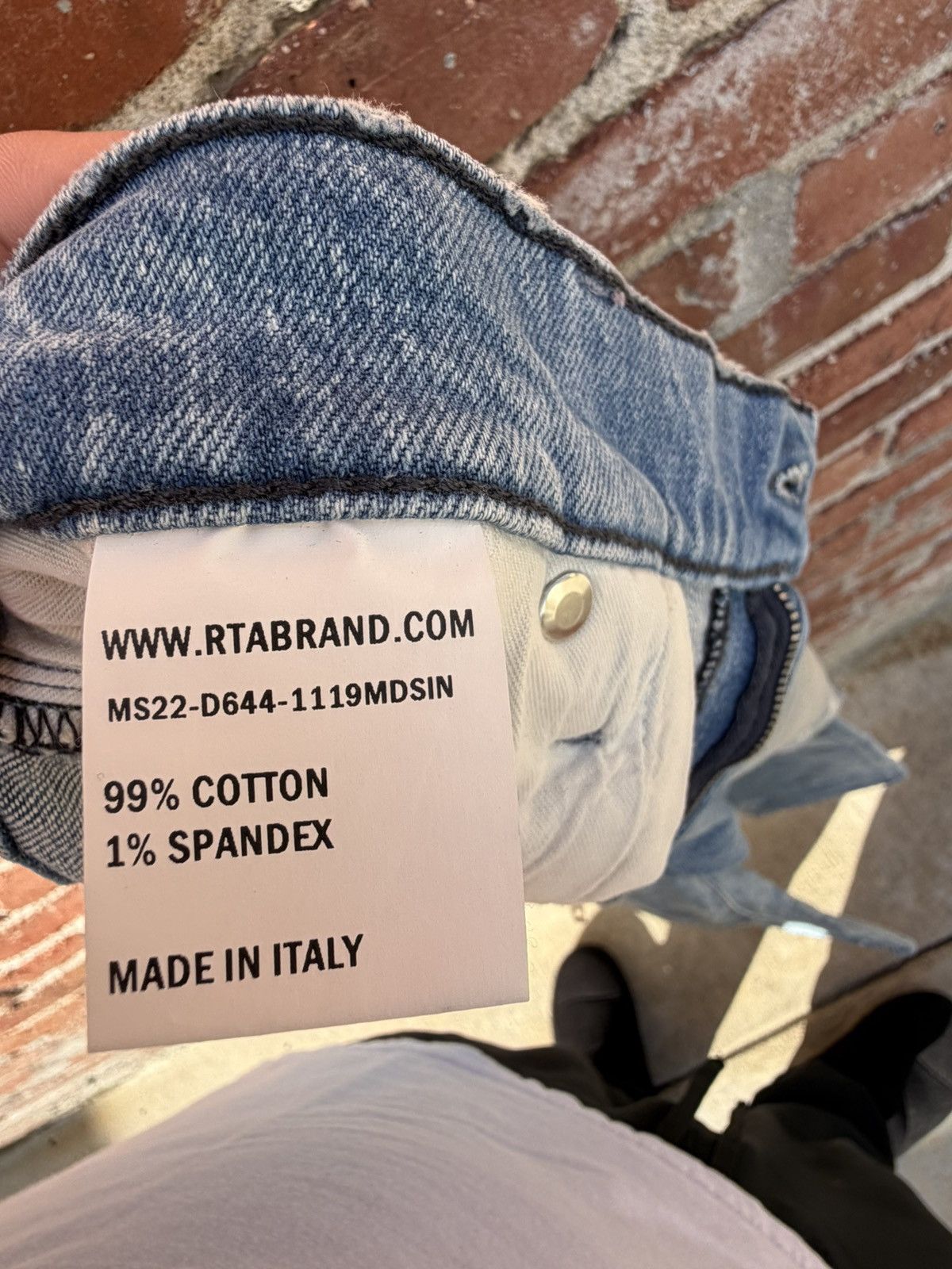 Rta RTA Sinner Denim Jeans Size US 36 / EU 52 - 7 Thumbnail