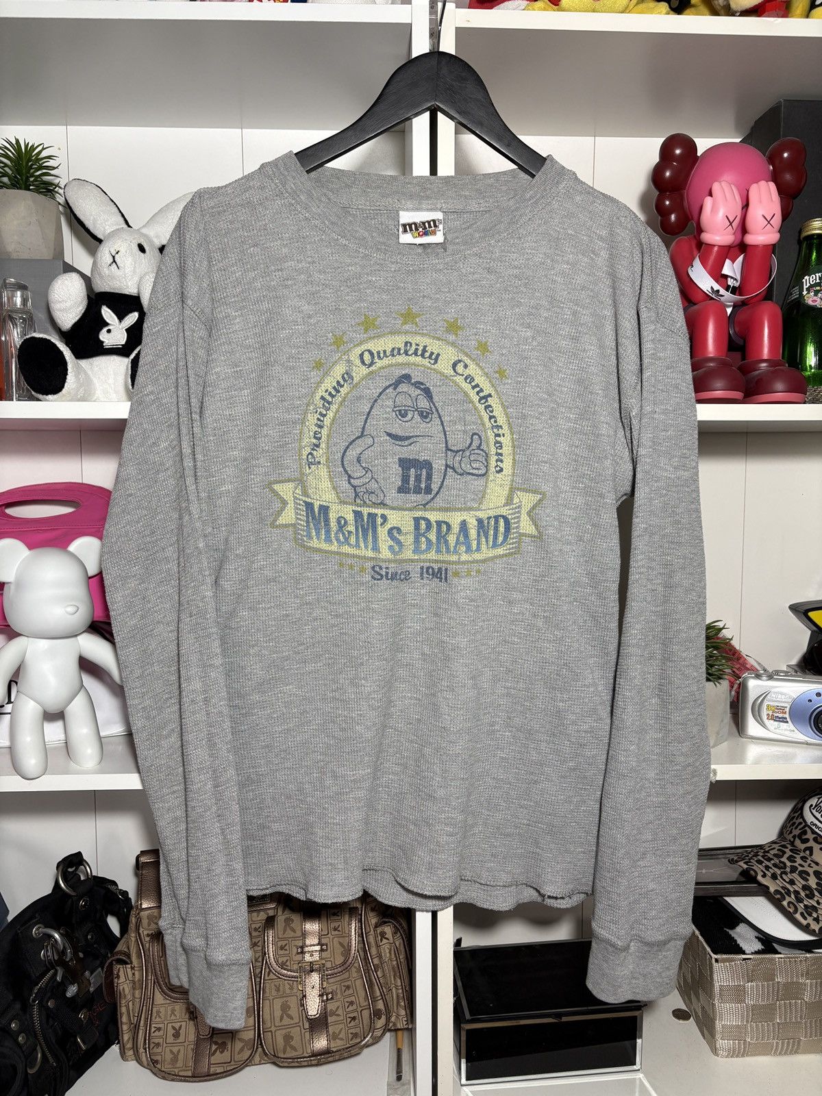 Vintage Vintage 2000s M&M’s Longsleeve y2k Size US L / EU 52-54 / 3 - 1 Thumbnail