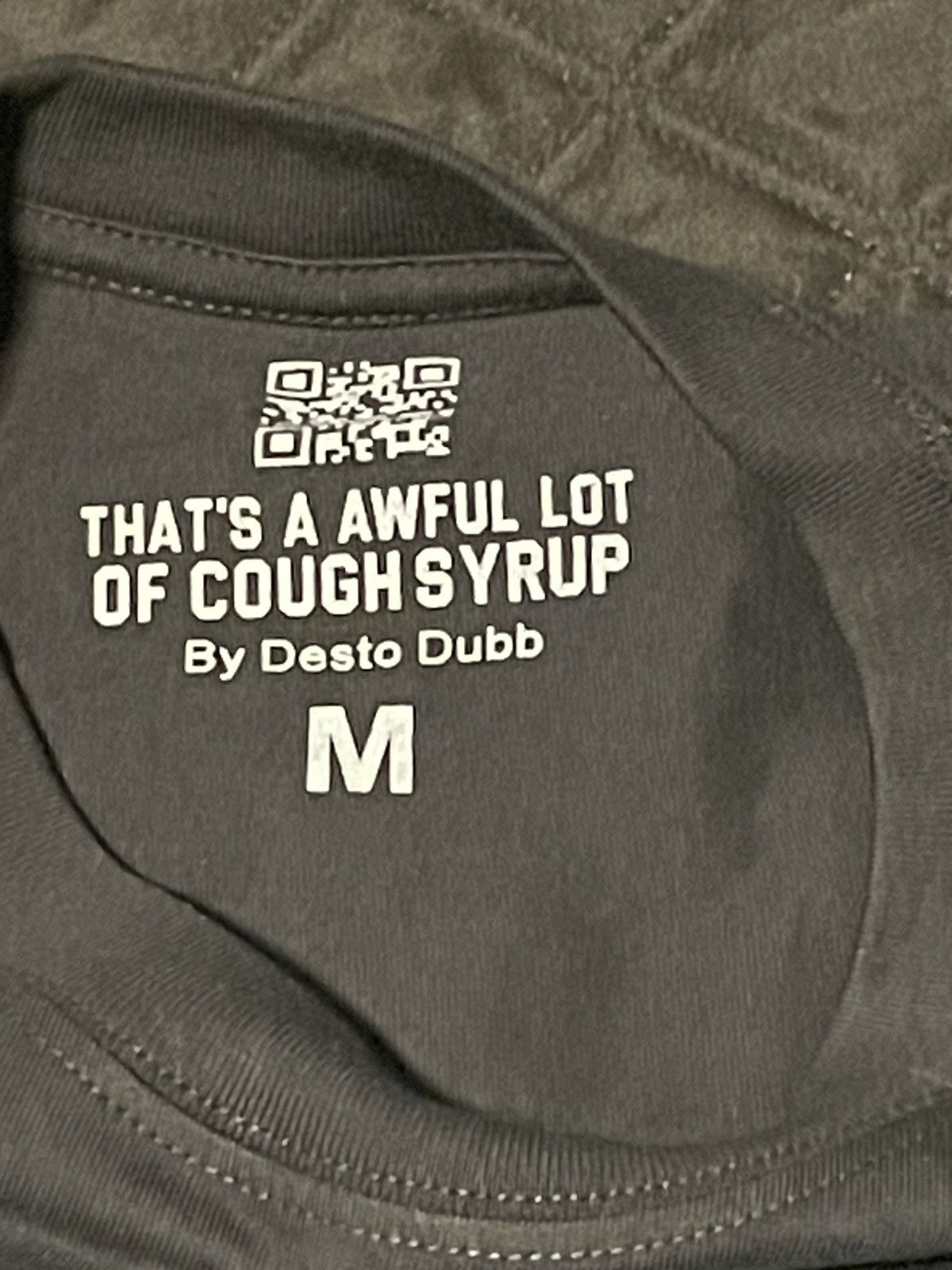 Awful Lot of Cough Syrup WHOLE LOT OF COUGH SYRUP “TEXAS TEAMS”TEE Size US M / EU 48-50 / 2 - 4 Thumbnail