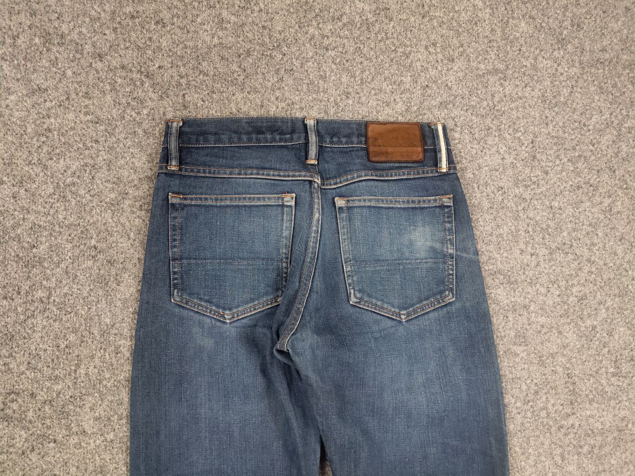 Gustin Gustin Selvedge Raw Blue Faded denim Slim Fit Jeans Size US 32 / EU 48 - 11 Thumbnail