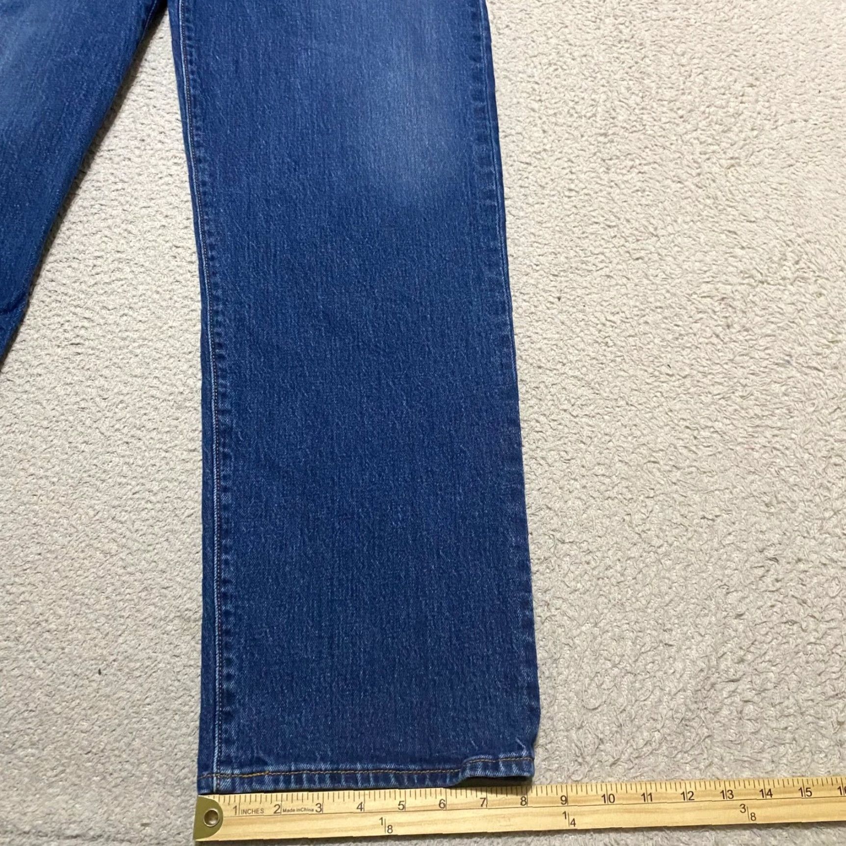 Levi's Levi's Jeans Mens 30x29 Blue Denim Medium Wash Relaxed Straight Button Fly Regular Mens Size US 30 / EU 46 - 5 Thumbnail