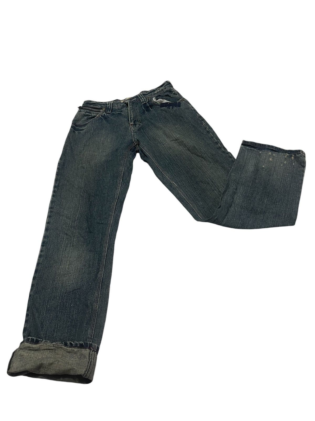 Punk and Yo × Vintage Nouveau Brillant Home Designer Jeans Size US 30 / EU 46 - 3 Thumbnail
