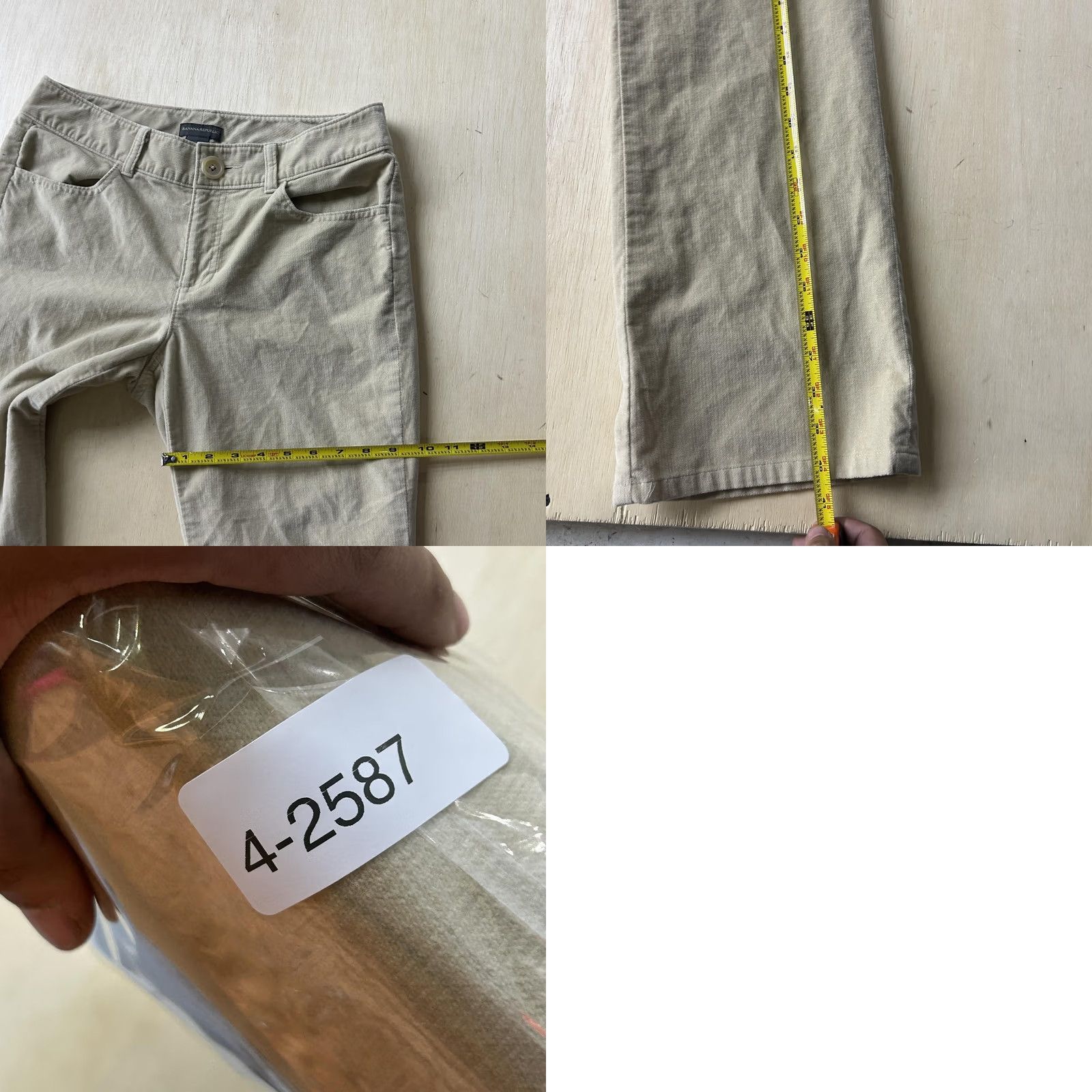 Banana Republic Banana Republic Pants Womens 10 Beige Corduroy Khakis Regular Casual Pockets Size 32" / US 10 / IT 46 - 8 Thumbnail