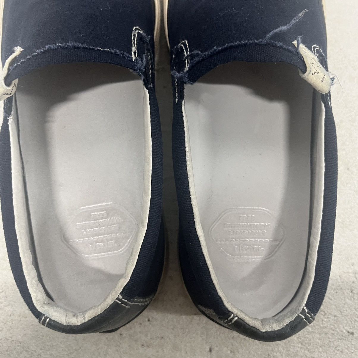 Visvim Skagway Pattern Slip-On Canvas Navy Size US 9 / EU 42 - 5 Thumbnail