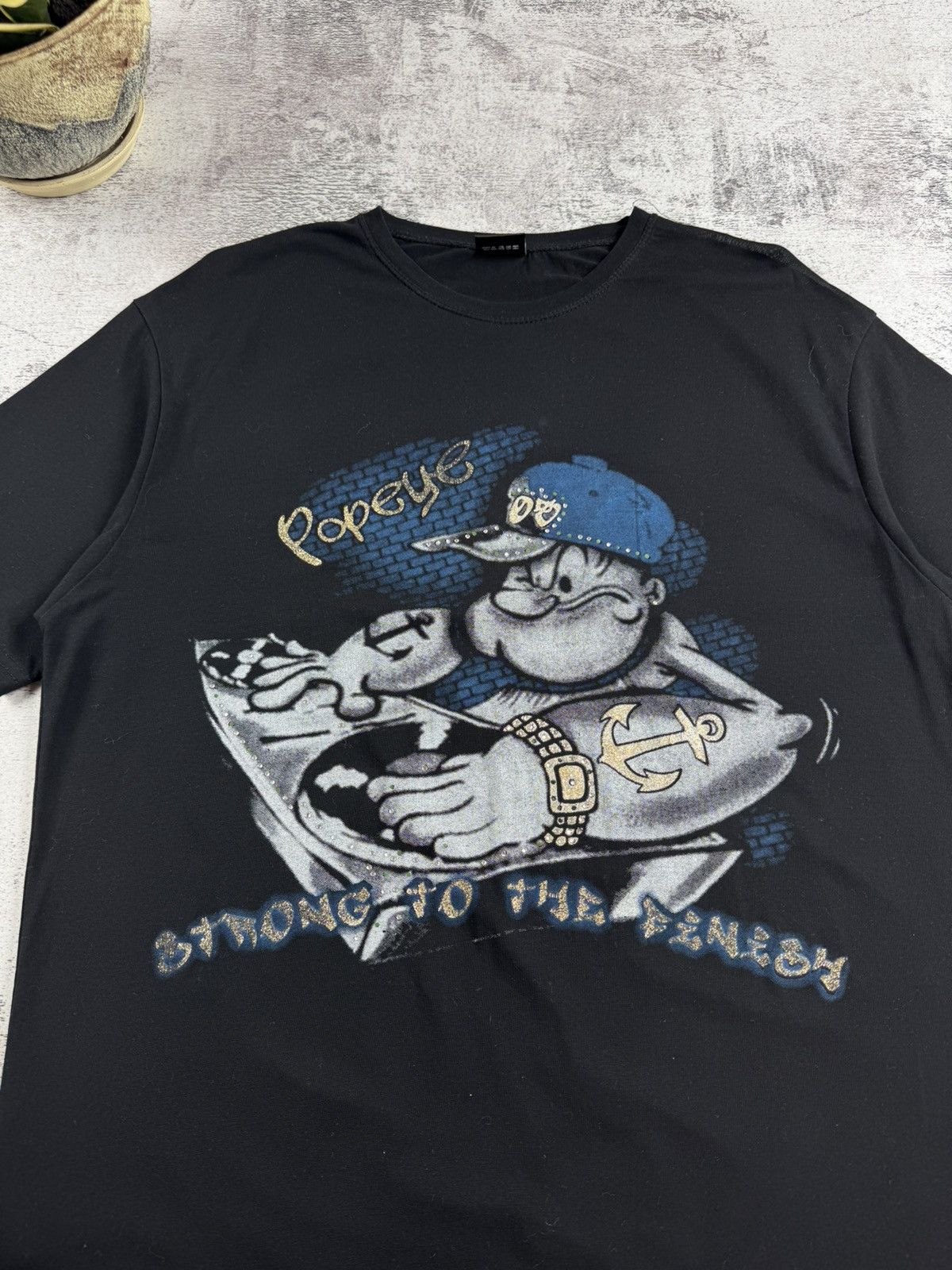 Vintage Dolce & Gabbana Rap Hip Hop Graphic Y2K Jersey T Shirt Tee Size US XL / EU 56 / 4 - 6 Thumbnail