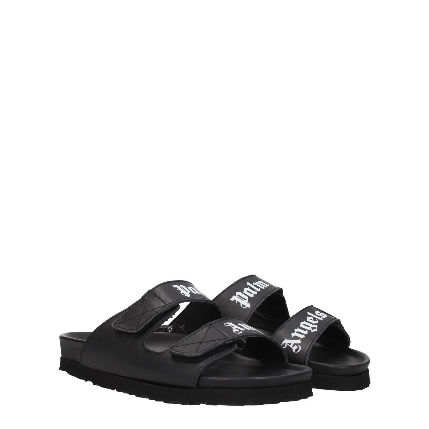 Palm Angels ob1o1e1124 Leather Sandals in Black Size US 6 / IT 36 - 2 Thumbnail
