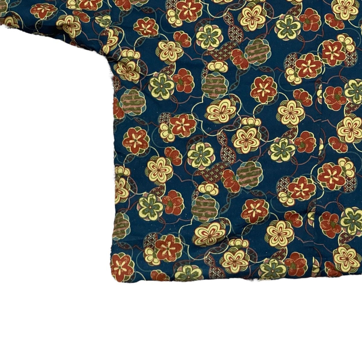 Japanese Brand Vintage Hanten Floral Pattern Traditional Kimono Jacket Size US XL / EU 56 / 4 - 15 Thumbnail