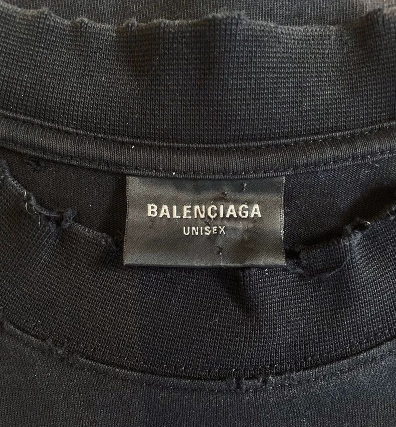 Balenciaga Balenciaga Alphabet Printed Round Neck Loose Short Sleeve Size US XS / EU 42 / 0 - 5 Thumbnail