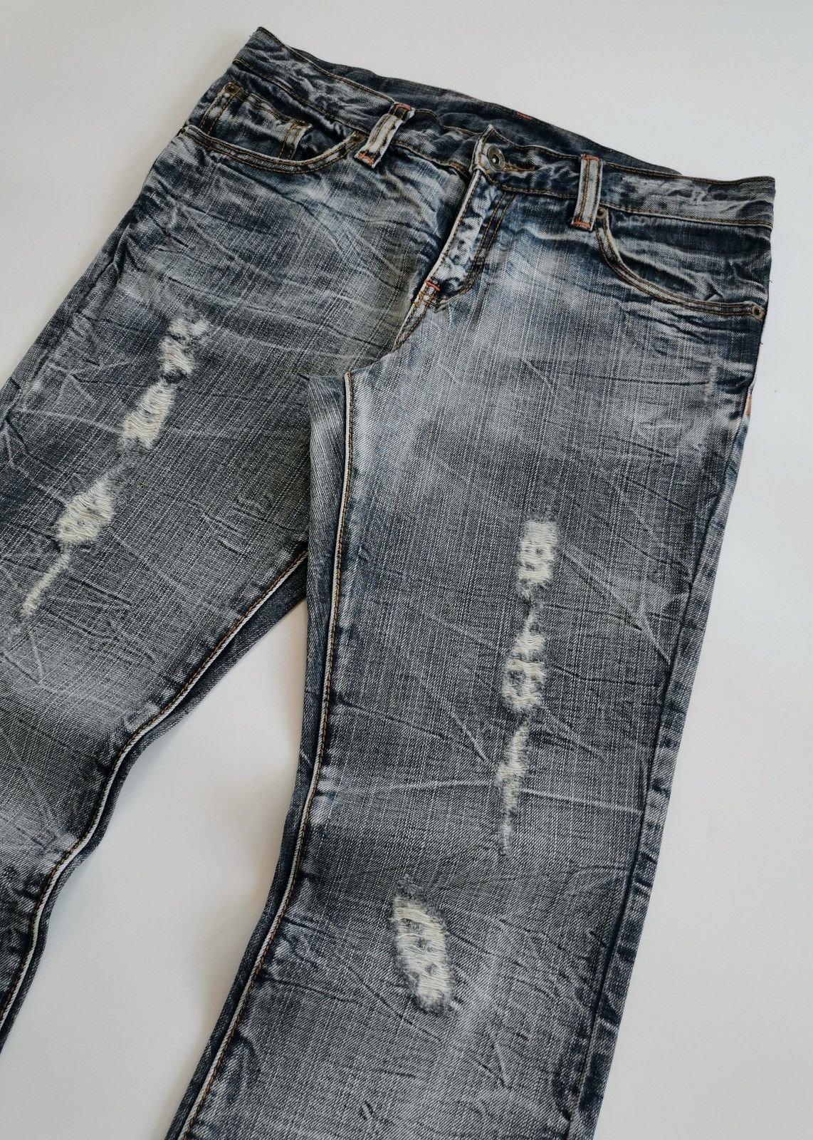 semanticdesign Bootcut Semanticdesign Claws Fade Distressed Denim Jeans Size US 31 - 6 Thumbnail