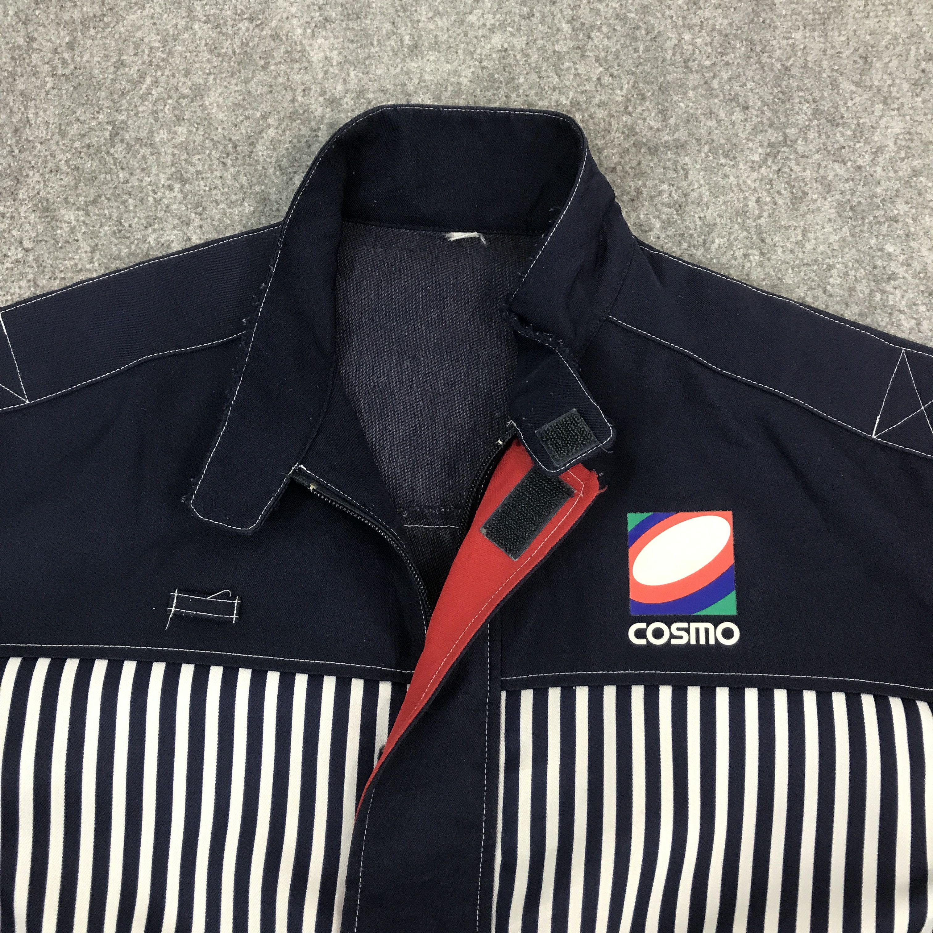 Japanese Brand Vtg Cosmo Auto Service Staff racing jacket Size US L / EU 52-54 / 3 - 8 Thumbnail