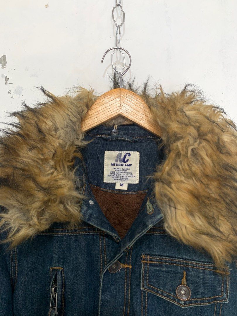 Beauty Beast × Hysteric Glamour × Japanese Brand Japanese denim retro punk Fur jacket Size US M / EU 48-50 / 2 - 3 Thumbnail