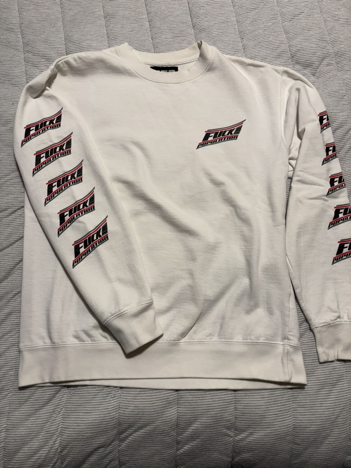 Fuck The Population Fuck the Population Crewneck Size US L / EU 52-54 / 3 - 3 Thumbnail