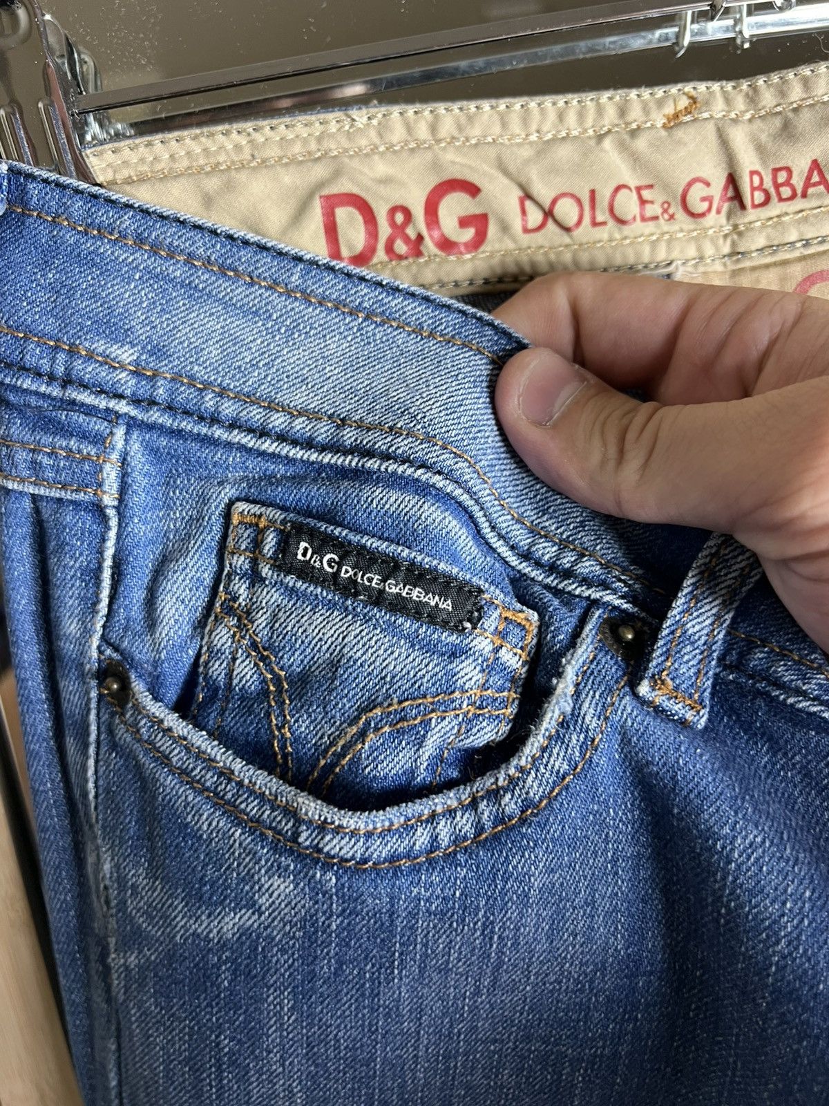 Dolce & Gabbana Vintage Dolce & Gabbana Wonder Very Tight Jeans Avantgarde Size 27" / US 4 / IT 40 - 15 Thumbnail