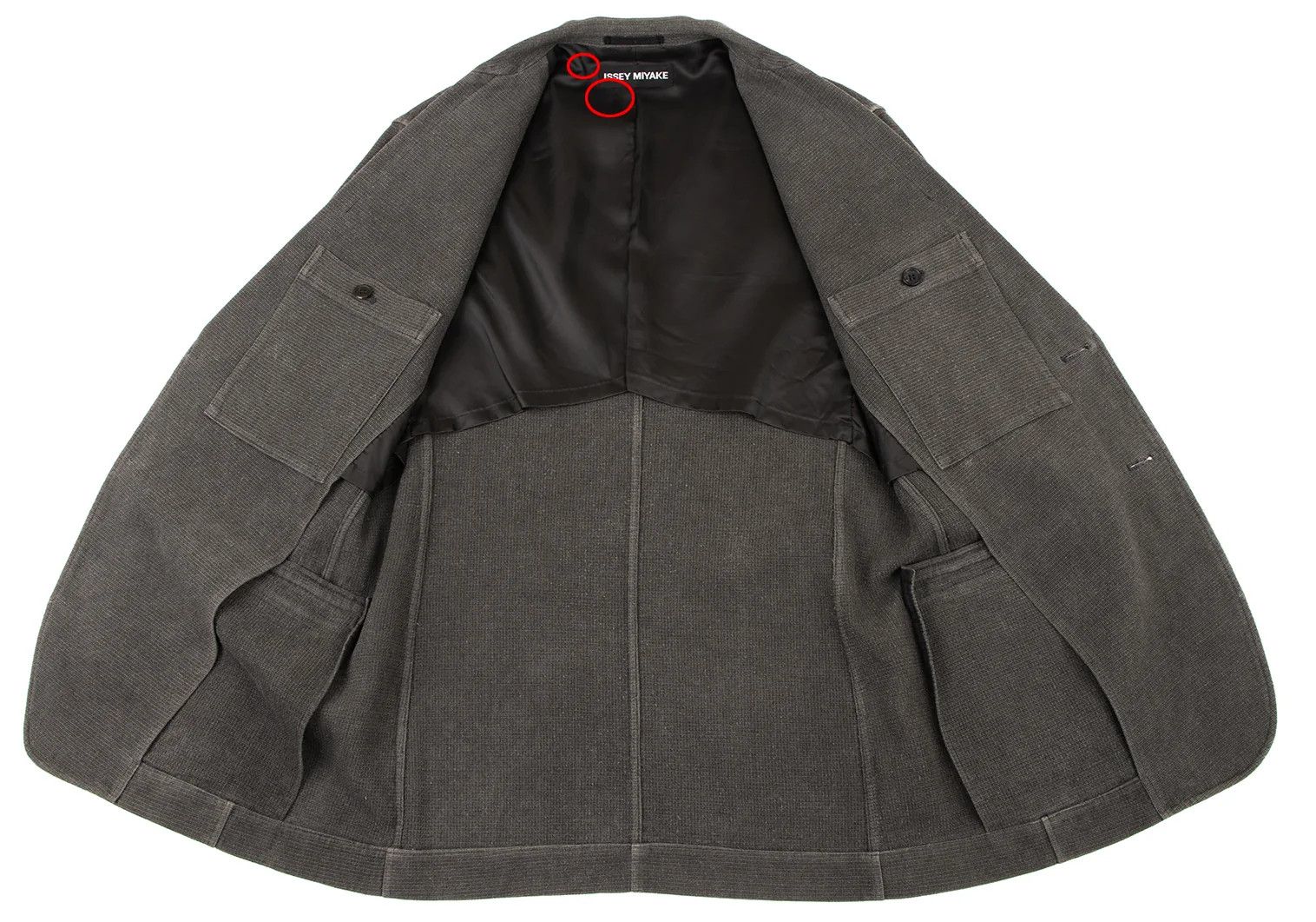 Issey Miyake Paper Blend Wool Jacket in Gray 3 Size US L / EU 52-54 / 3 - 13 Thumbnail