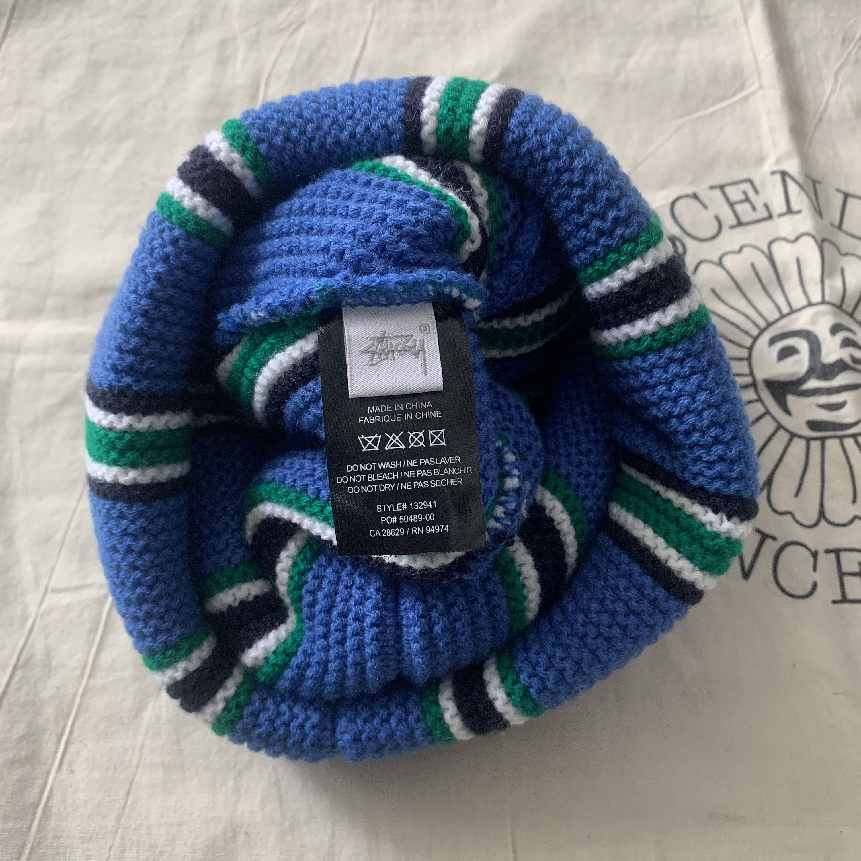 Stussy Stussy vertical stripe cuff beanie Size ONE SIZE - 4 Thumbnail