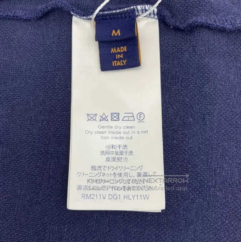 Louis Vuitton Louis Vuitton Navy Cotton T. Size M / US 6-8 / IT 42-44 - 4 Thumbnail