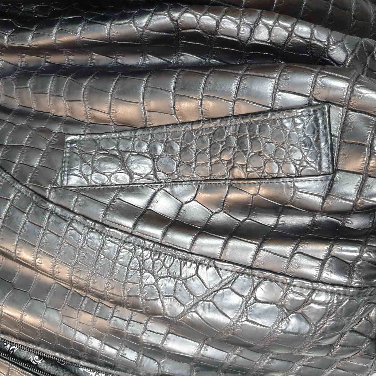 Zilli Zilli croco leather jscket Size US XXL / EU 58 / 5 - 9 Thumbnail