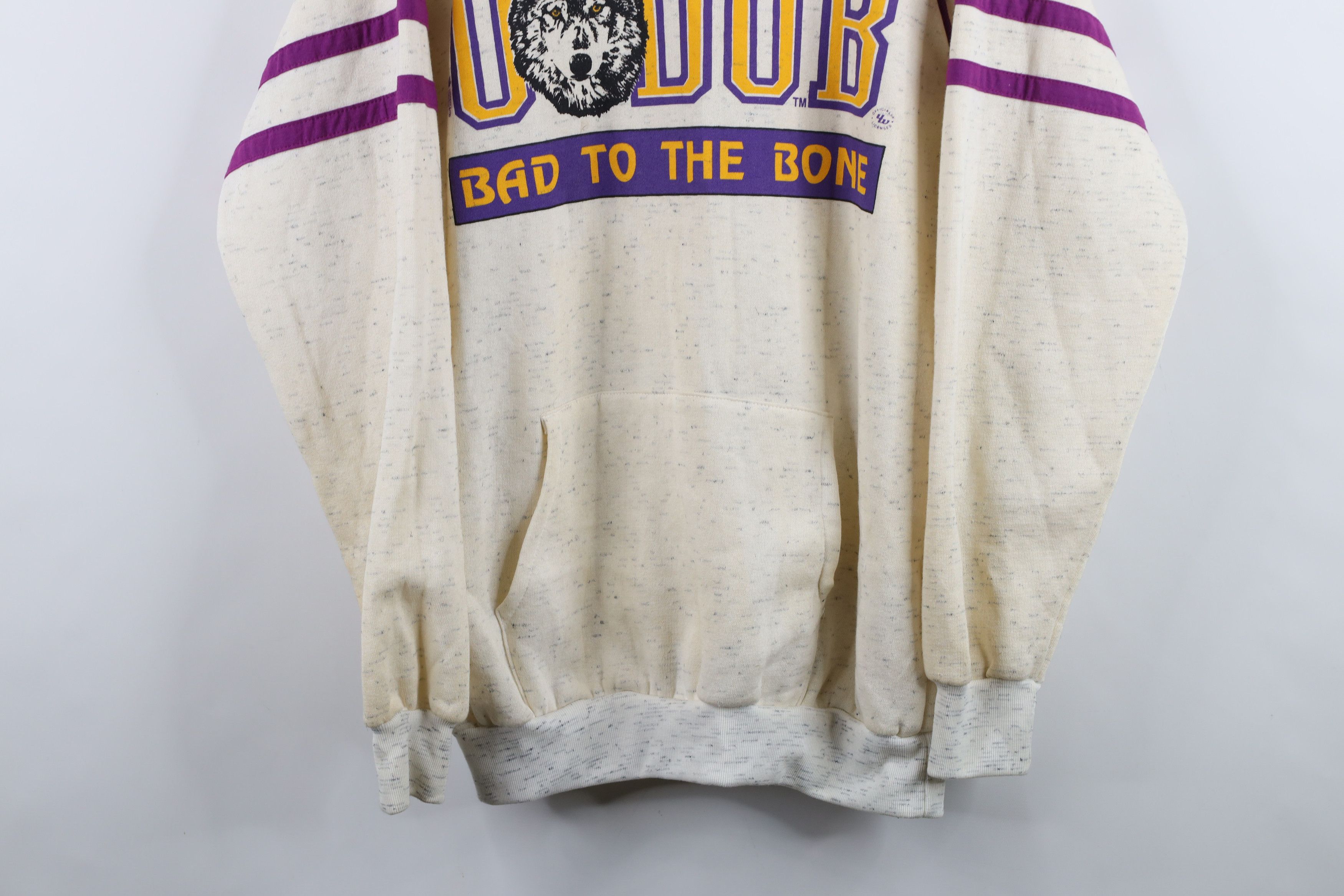 Vintage Vintage 90s Bone University of Washington Hoodie U Dub USA Size US L / EU 52-54 / 3 - 3 Thumbnail