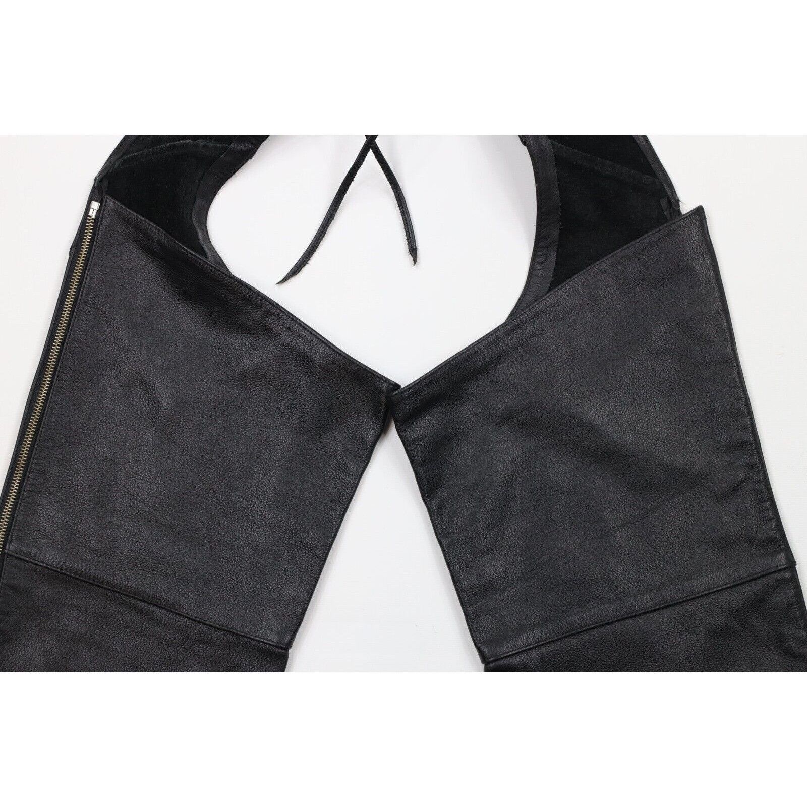 Harley Davidson × Vintage Vintage 90s Harley Davidson Distressed Leather Chaps Pants Size 26" / US 2 / IT 38 - 10 Thumbnail