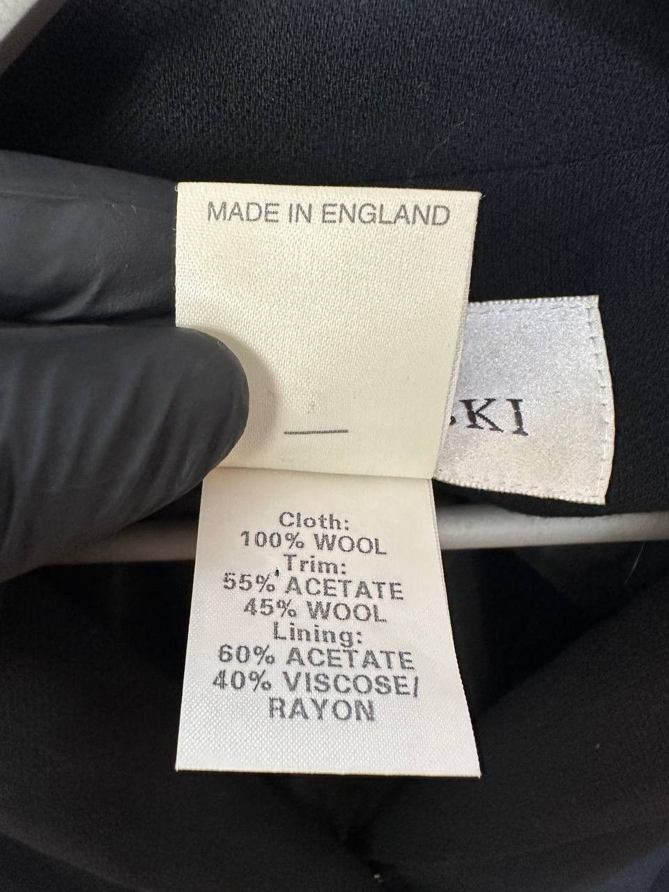 Other Tomasz Starzewski England Wool Tailored Blazer Embellished Size L / US 10 / IT 46 - 12 Thumbnail