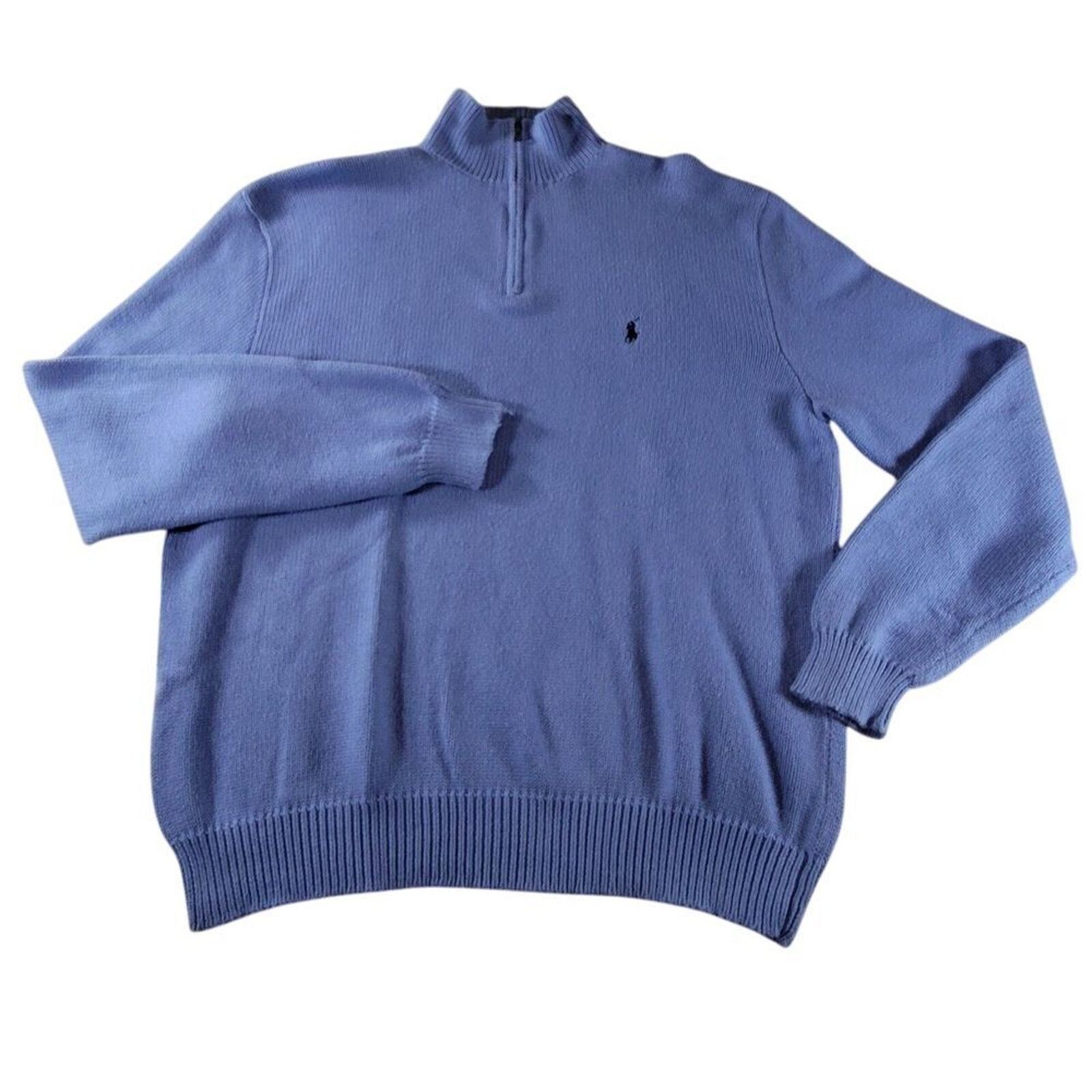 Polo Ralph Lauren Vintage Polo Ralph Lauren Men's XL 1/4 Zip Mock Neck Sweater Size US XL / EU 56 / 4 - 2 Thumbnail
