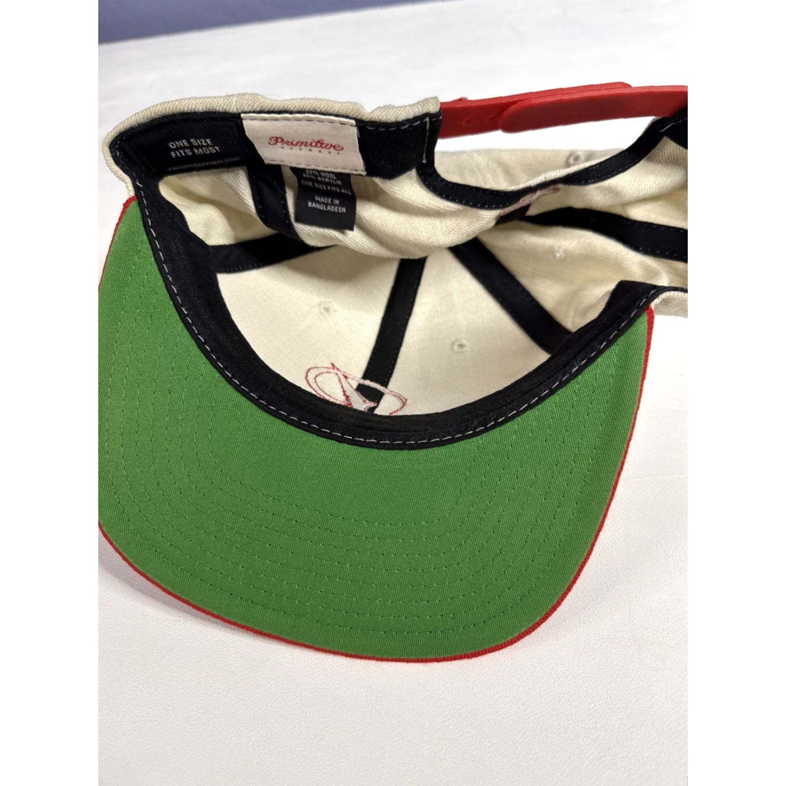 Starter Starter Primitive The Natural Wool Blend SnapBack Hat Cap Baseball Adjustable Wool Beige Men One Size Nature Cap Mens Size ONE SIZE - 5 Thumbnail