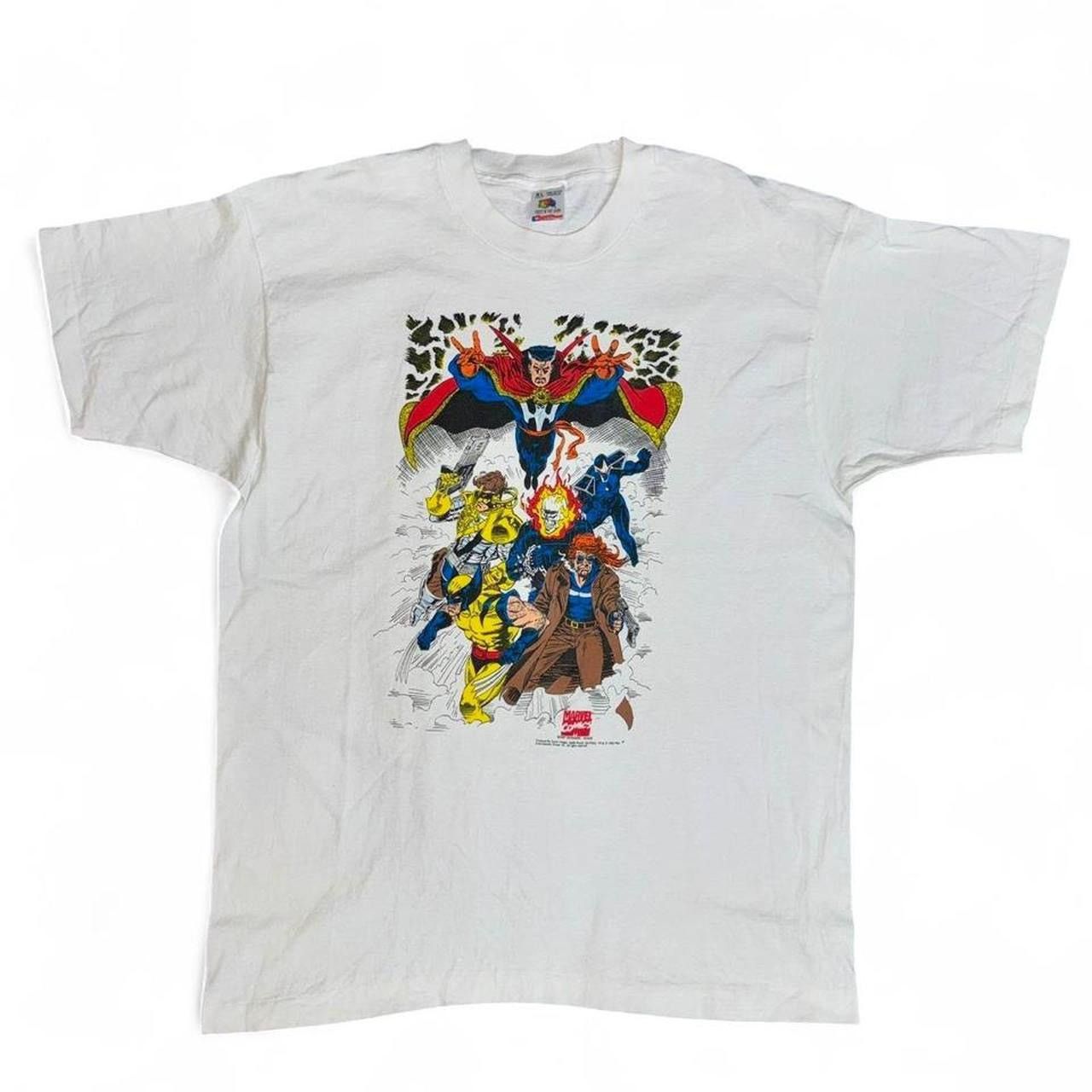 Fruit Of The Loom Vintage 1995 Marvel Comics Secret Defenders t-shirt Size XL Size US XL / EU 56 / 4 - 1 Thumbnail