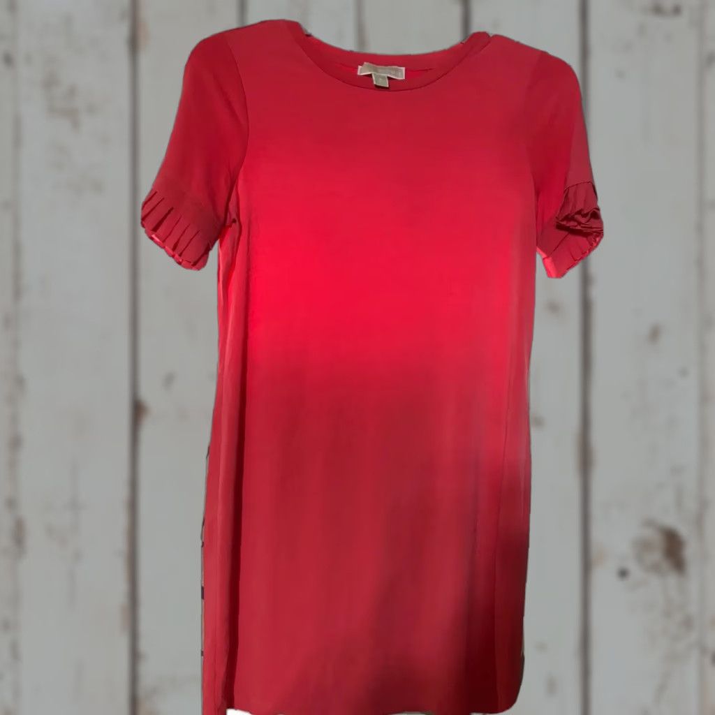 Michael Kors Michael Kors Coral Shift Dress Women’s Size S Sleeveless Casual Business Party Knee-Length Designer Size S / US 4 / IT 40 - 1 Thumbnail