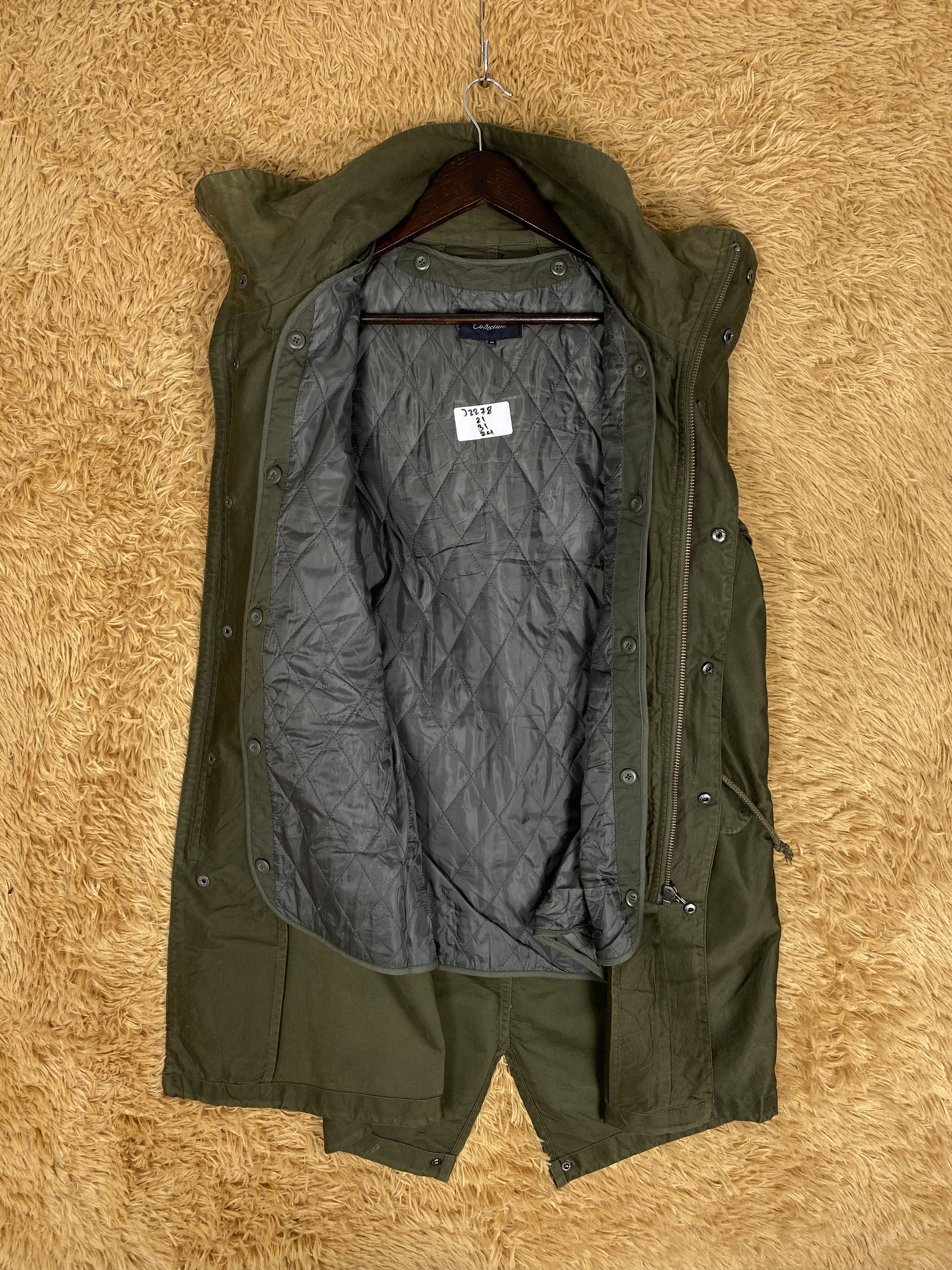 Japanese Brand Vintage Collective Hoodie Quilted Lining Jacket J2278 Size US S / EU 44-46 / 1 - 6 Thumbnail