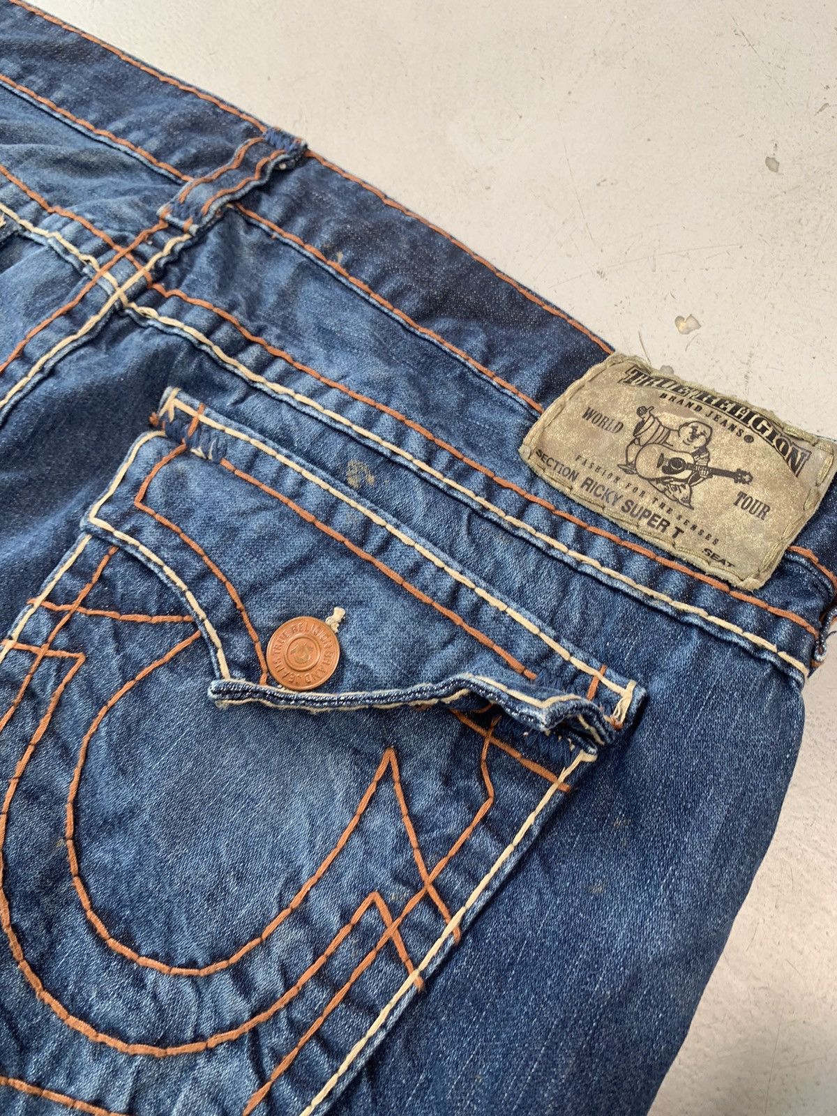 True Religion Vintage true religion baggy fit denim Size US 44 / EU 60 - 8 Thumbnail
