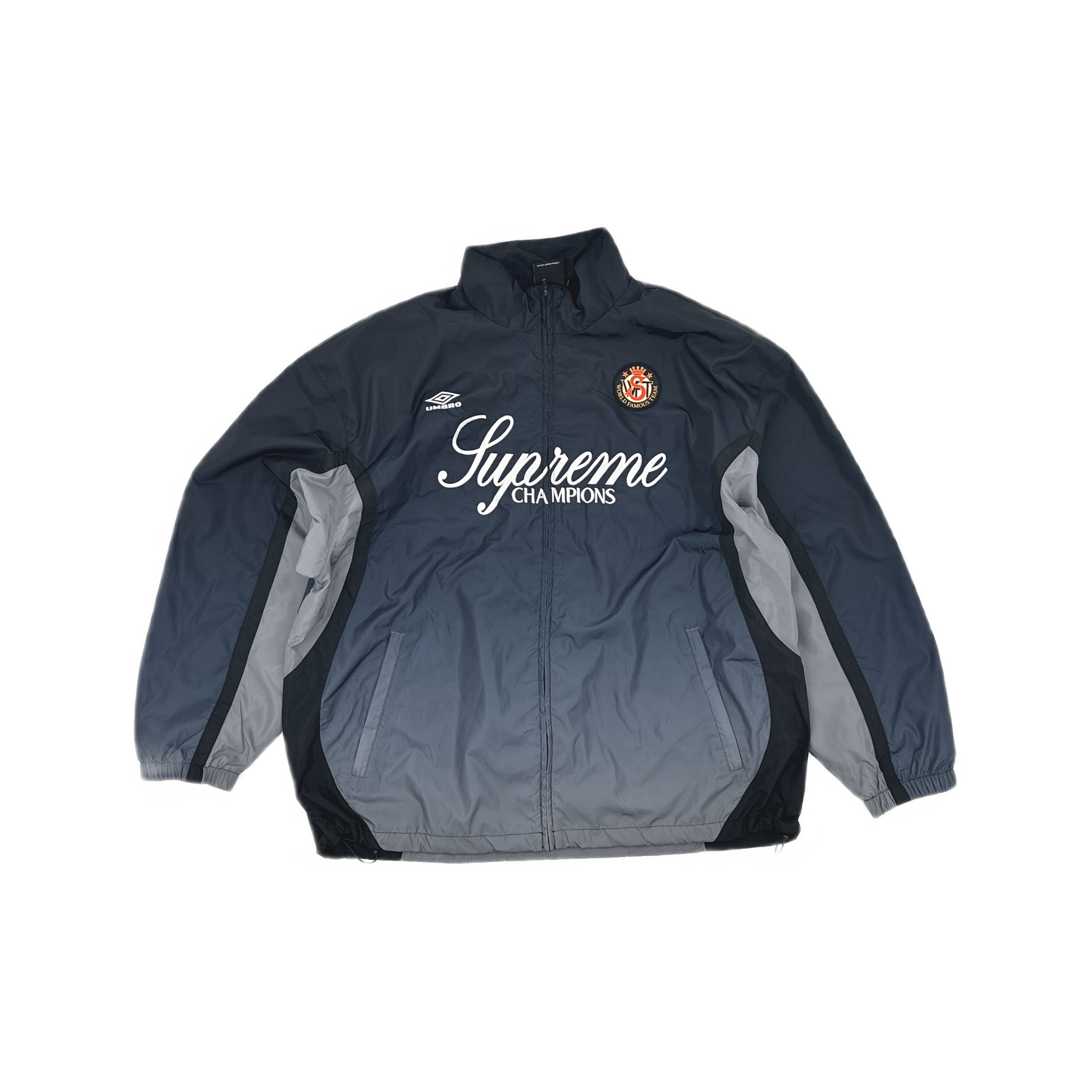 Supreme × Umbro Supreme Umbro Gradient Track Jacket - Navy Blue