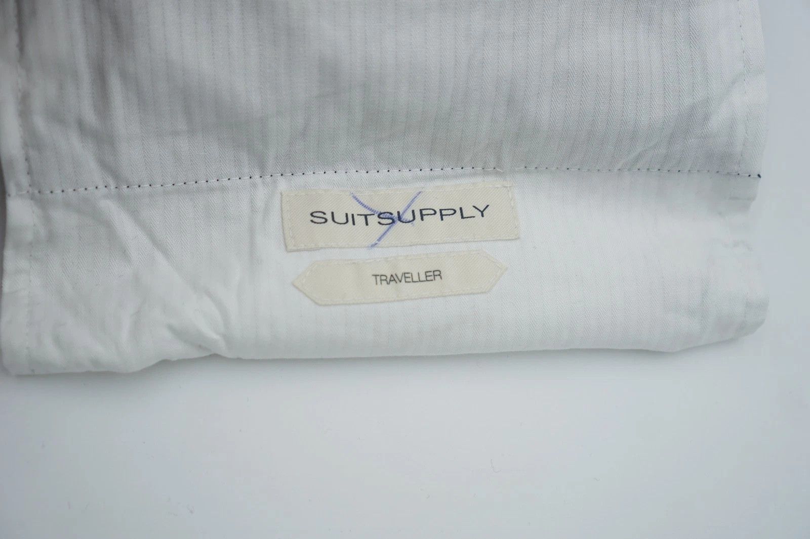Suitsupply Men Suitsupply Trousers Navy Blue Soho Wool Traveller US42 Size 42R - 4 Thumbnail