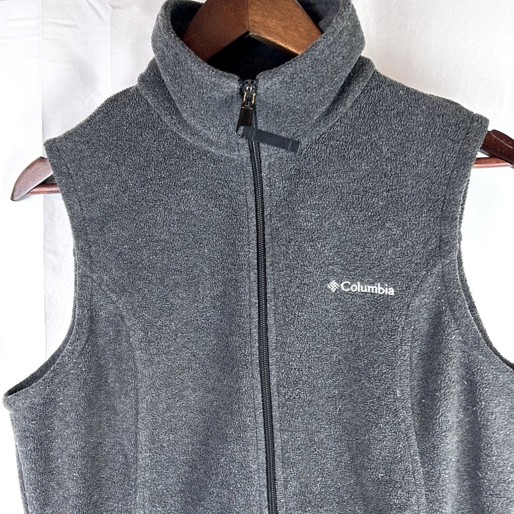 Vintage Columbia Vest Men’s Medium Gray Fleece Sleeveless Full Zip Pockets Outdoors Shirt Vest Size US M / EU 48-50 / 2 - 2 Thumbnail