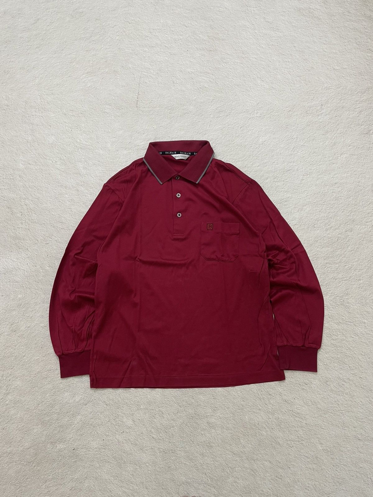Balmain 2000s Balmain Vintage Long Polo Shirt Hysteric y’s Ifsix Size US M / EU 48-50 / 2 - 1 Thumbnail