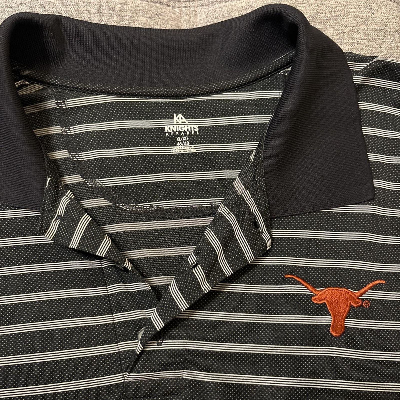 Other Black and grey striped vintage Texas Longhorns polo Size US L / EU 52-54 / 3 - 2 Thumbnail