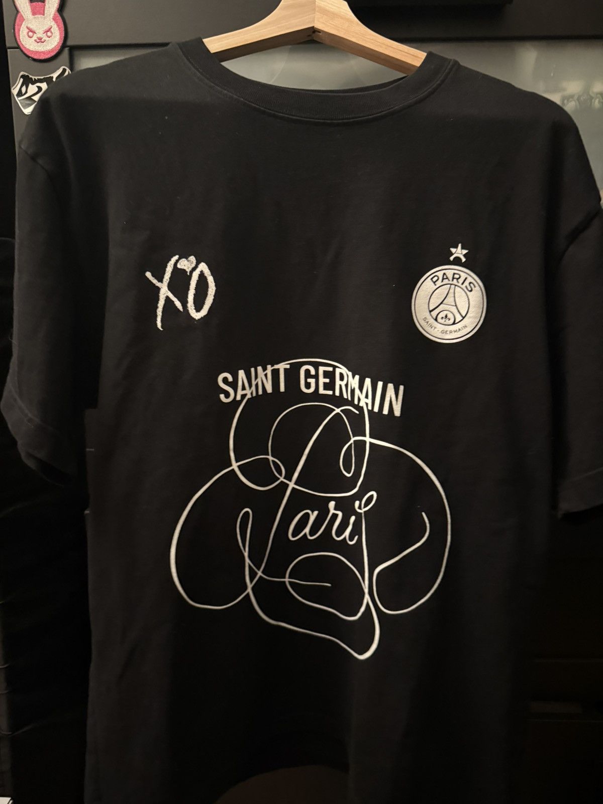 XO PSG x XO The Weeknd T-Shirt Black Size Medium Size US M / EU 48-50 / 2 - 1 Thumbnail