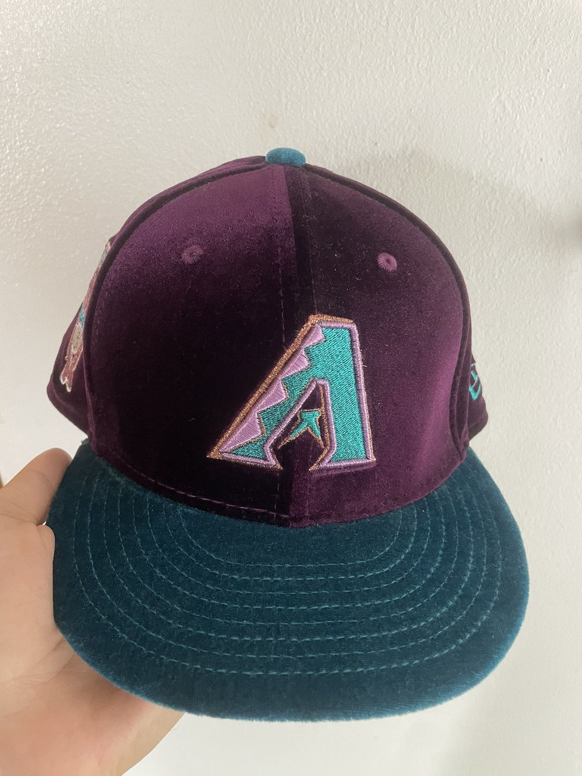 Myfitteds Arizona diamondbacks velour 1998 inaugural 7 1/8