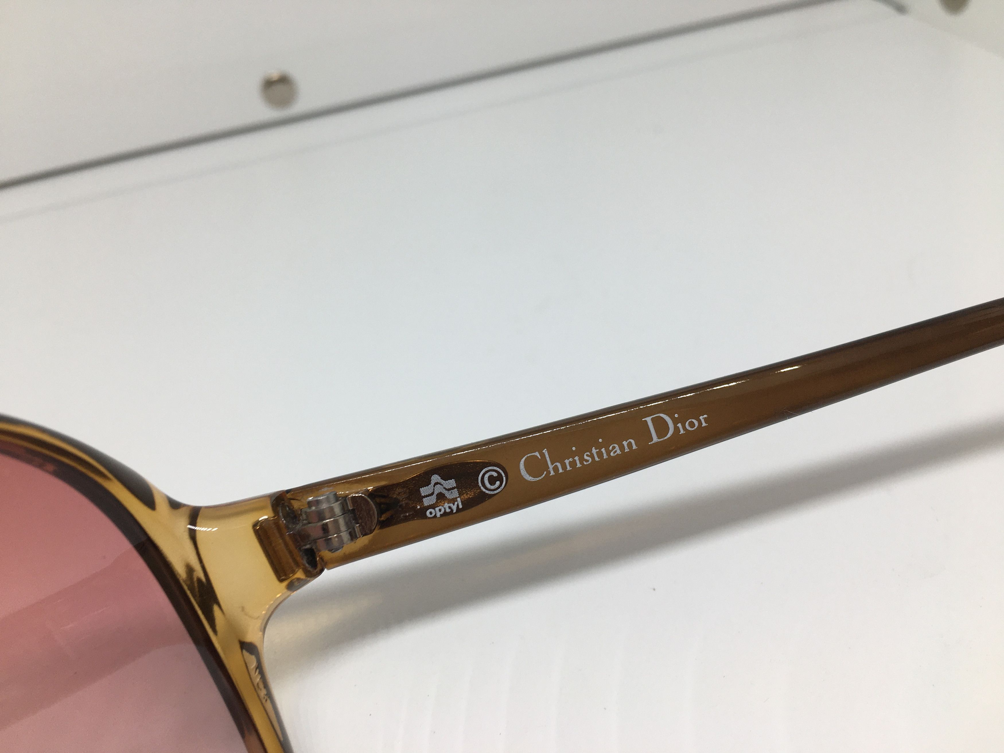 Dior Vintage 80s Christian Dior 2107 Optyl Sunglasses Size ONE SIZE - 4 Thumbnail