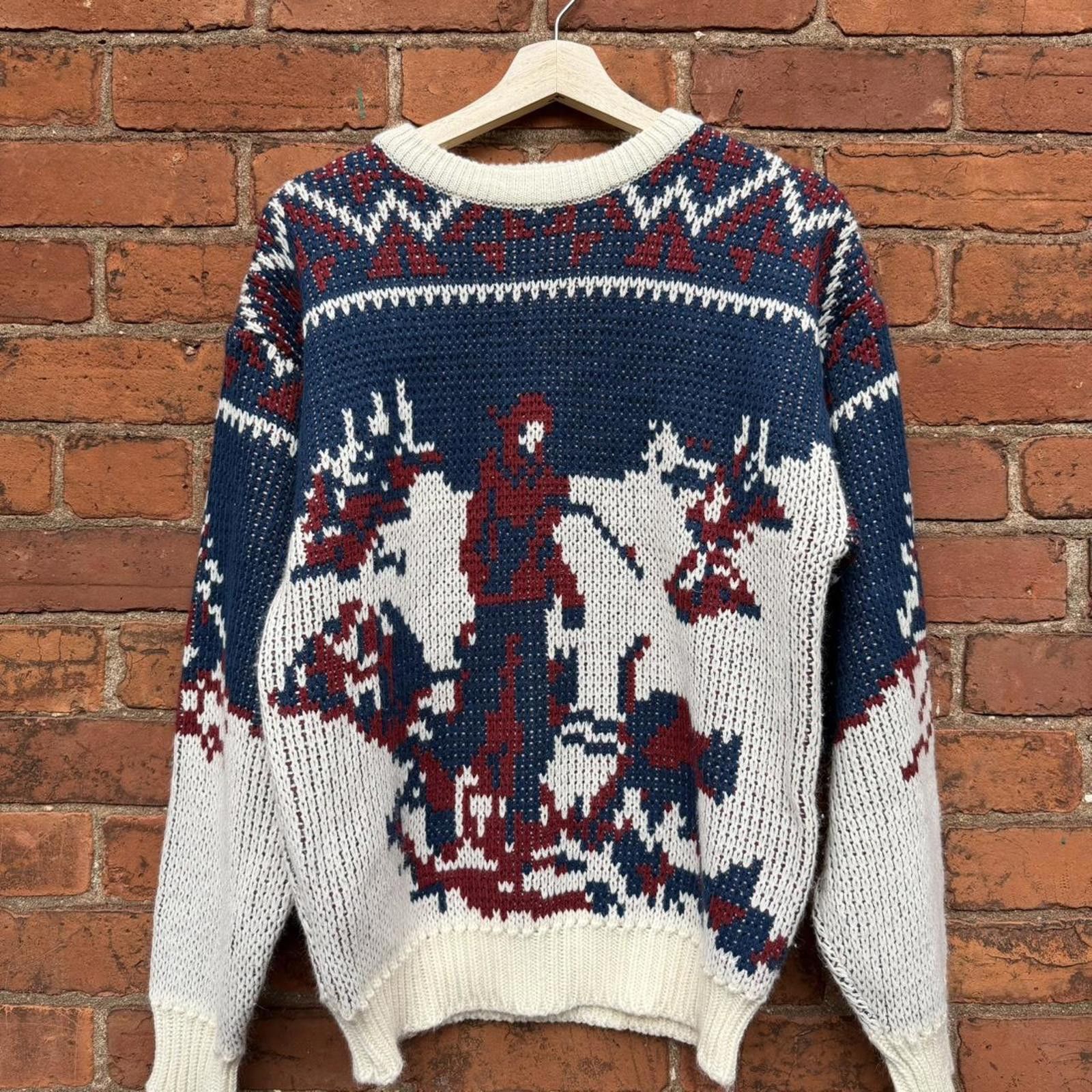Other vintage moosehead trail nature scene knit sweater S 90s Size US S / EU 44-46 / 1 - 4 Thumbnail