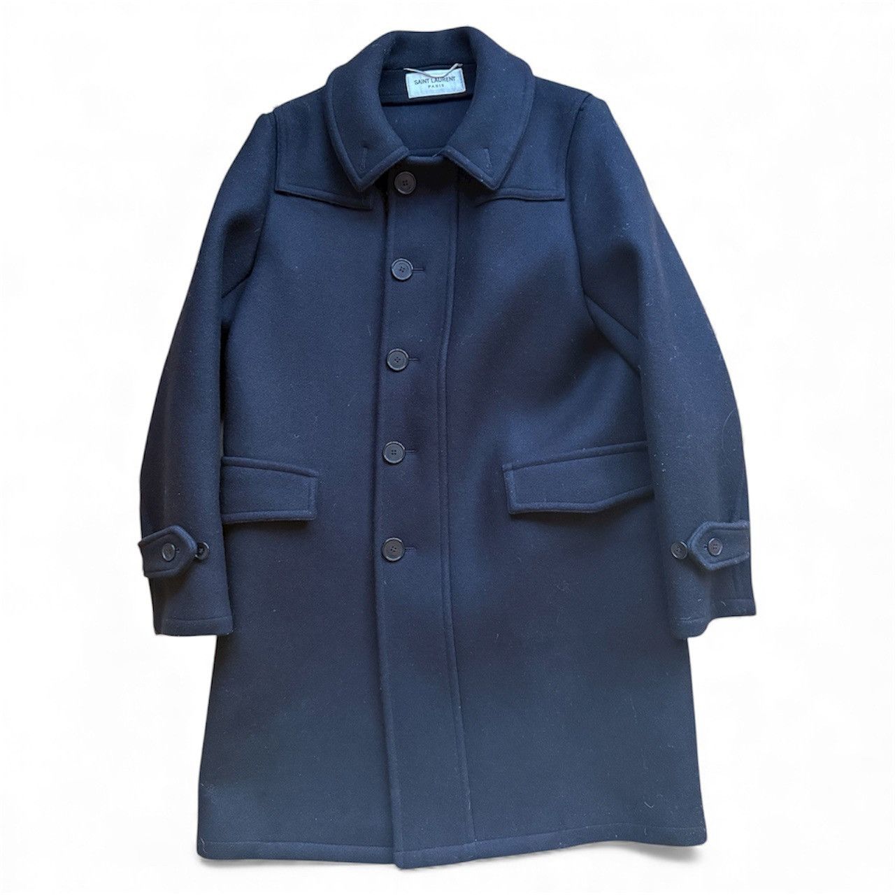 Saint Laurent Paris F/W16 Sailor Peacoat Jacket by Hedi Slimane Size US M / EU 48-50 / 2 - 1 Thumbnail