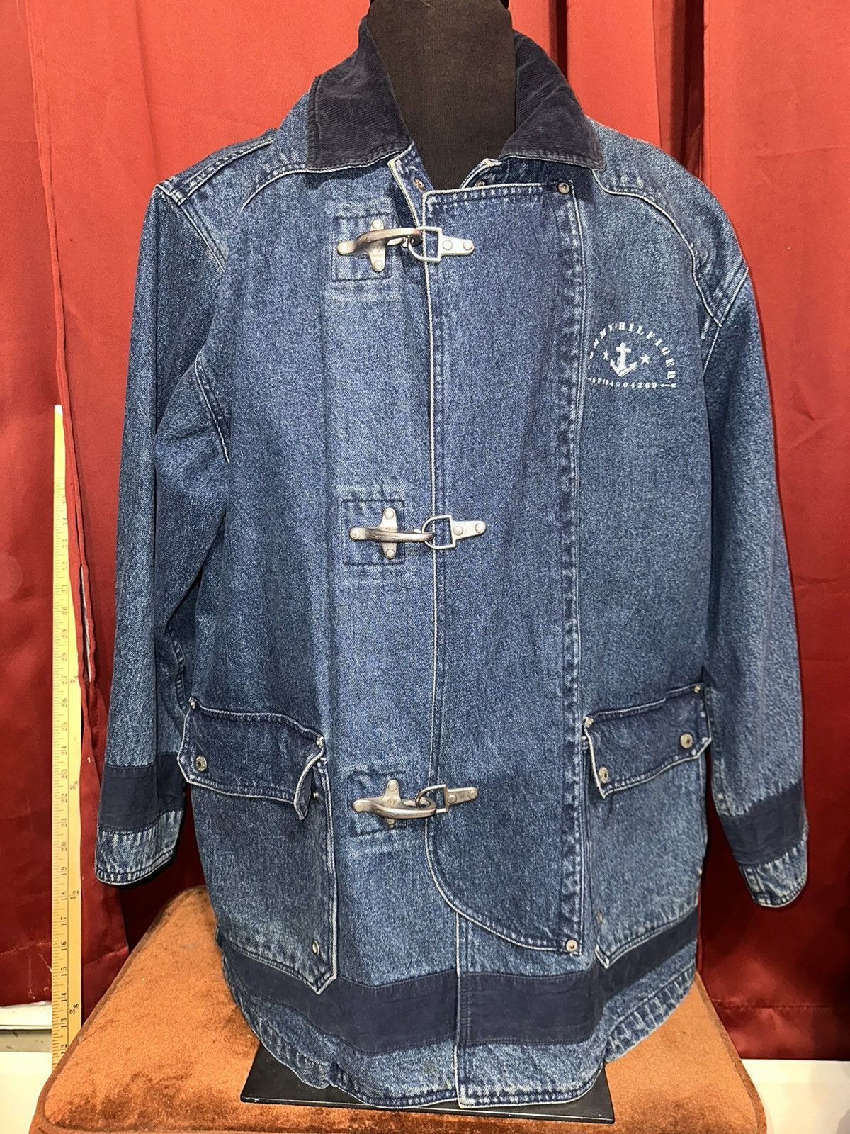 Tommy Hilfiger × Vintage Vintage Tommy Hilfiger Denim Chore Coat 90’s Archival Grail Size US XL / EU 56 / 4 - 1 Thumbnail