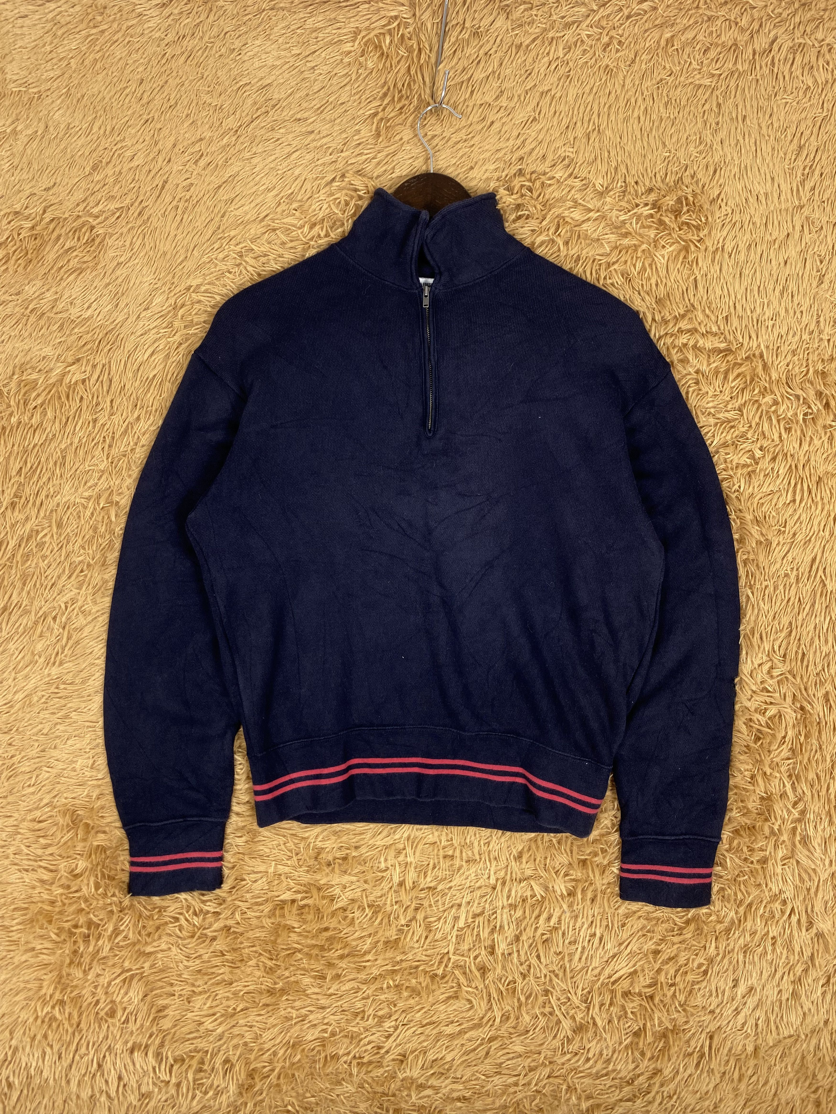 Uniqlo Vintage Ines De La Fressange X Uniqlo HalfZipper Sweatshirts Size US S / EU 44-46 / 1 - 1 Thumbnail