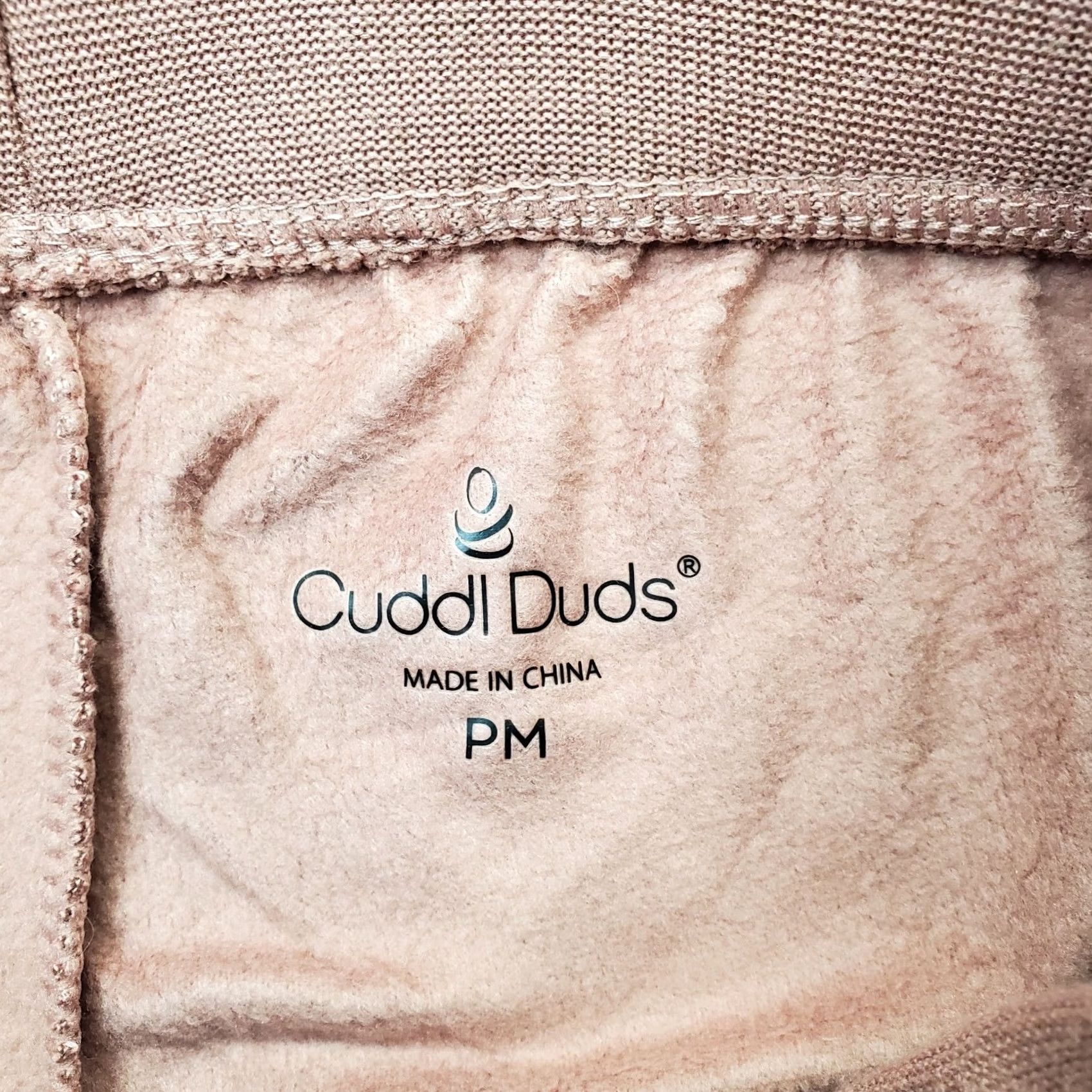 Vintage Cuddl Duds Jogger Pants Women PM Pink Pocket Ribbed Elastic Waist Drawstring Pants Size 32" / US 10 / IT 46 - 7 Thumbnail