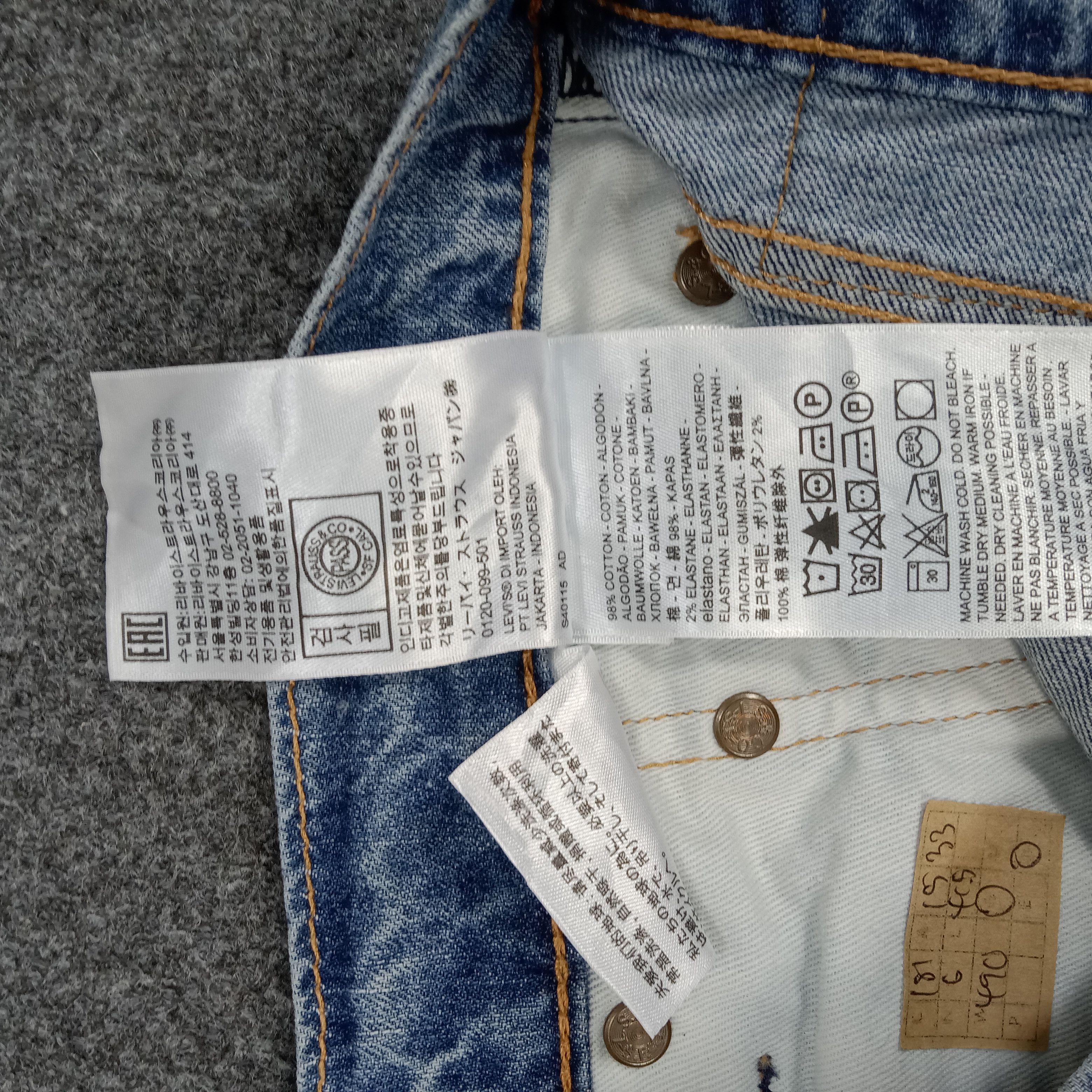 Levi's × Vintage Levi's American Distressed Style Denim Jeans Size US 30 / EU 46 - 15 Thumbnail