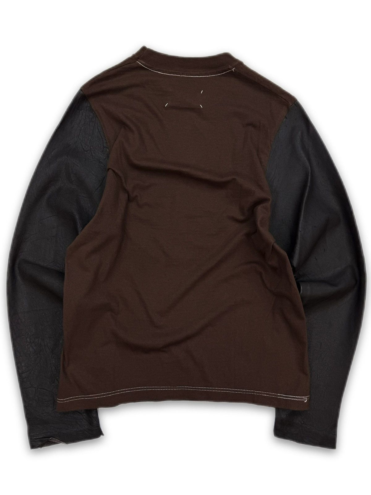 Maison Margiela AW04 Maison Margiela Artisanal 0 Leather Long Sleeve Shirt Size US M / EU 48-50 / 2 - 3 Thumbnail