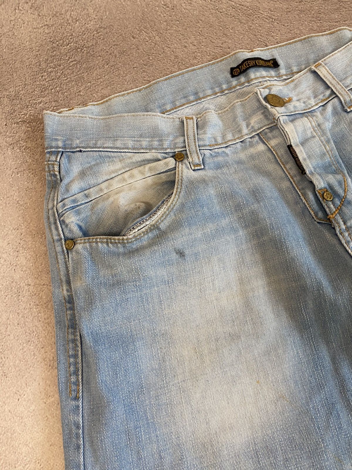 Japanese Brand Baggy Faded Pants If Six Was Nine style y2k jeans Size US 33 - 10 Thumbnail