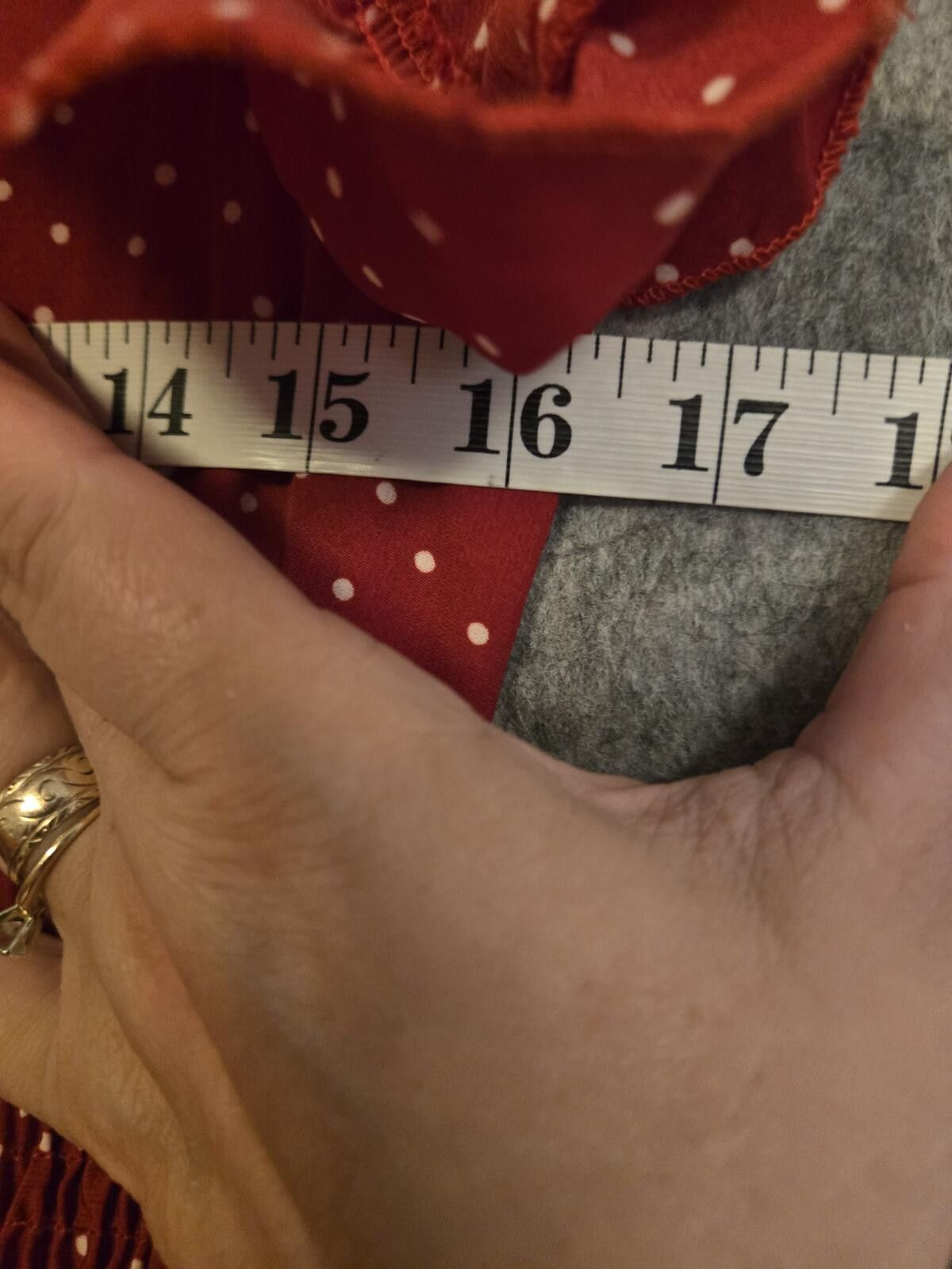 Shein Flowy Ruffled Red Polka Dot Knot Sidewrap A-line Dress Sz S Size S / US 4 / IT 40 - 6 Thumbnail