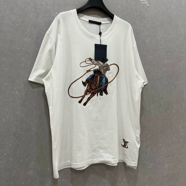 Louis Vuitton louis vuitton western cowboy pattern short sleeve Size US L / EU 52-54 / 3 - 1 Thumbnail